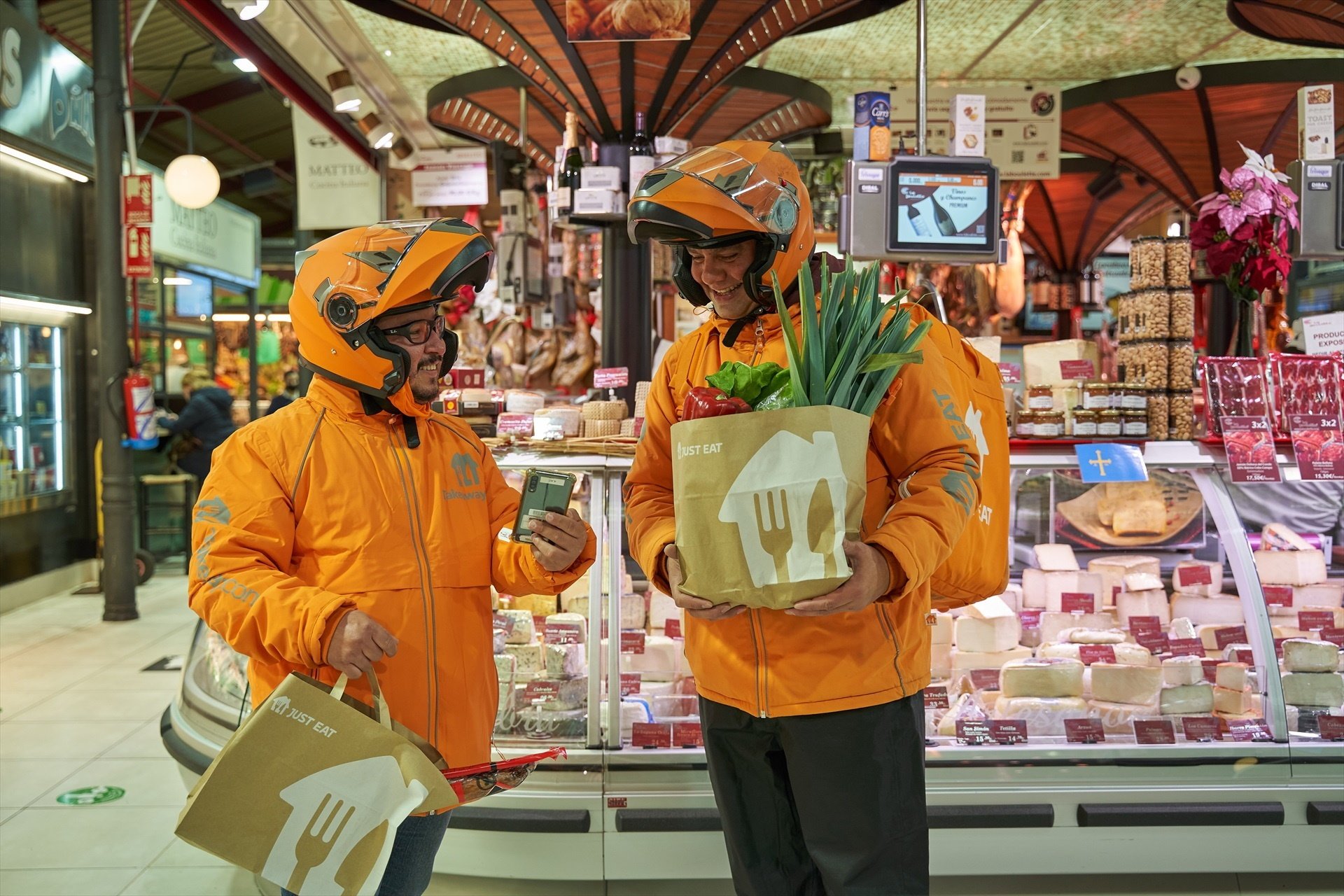 Just Eat s'alia amb Getir i els supermercats DIA per créixer a Espanya