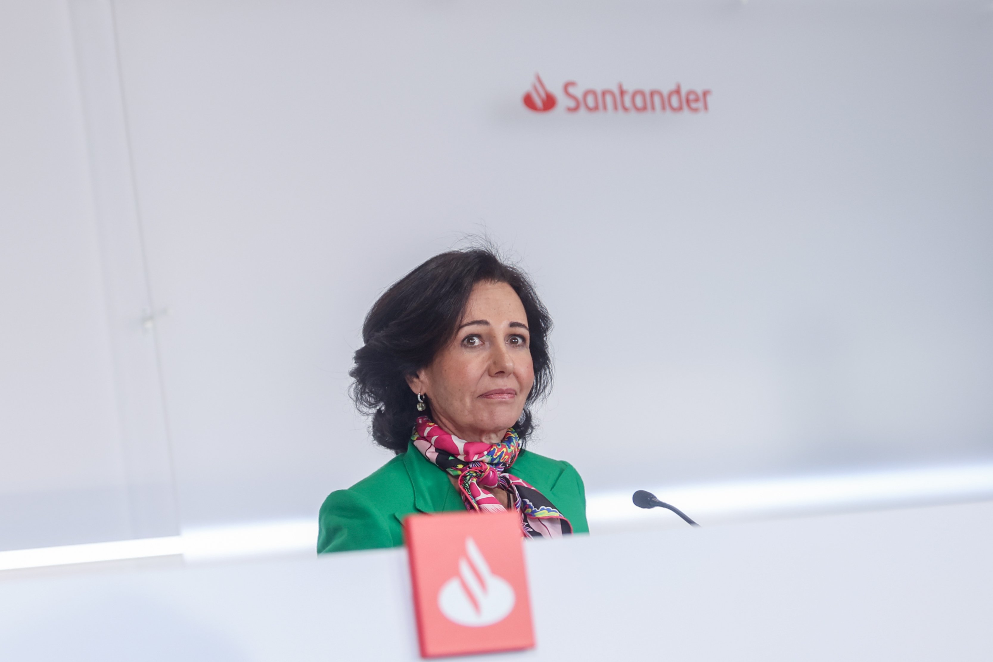 La presidenta del Banco Santander, Ana Botín