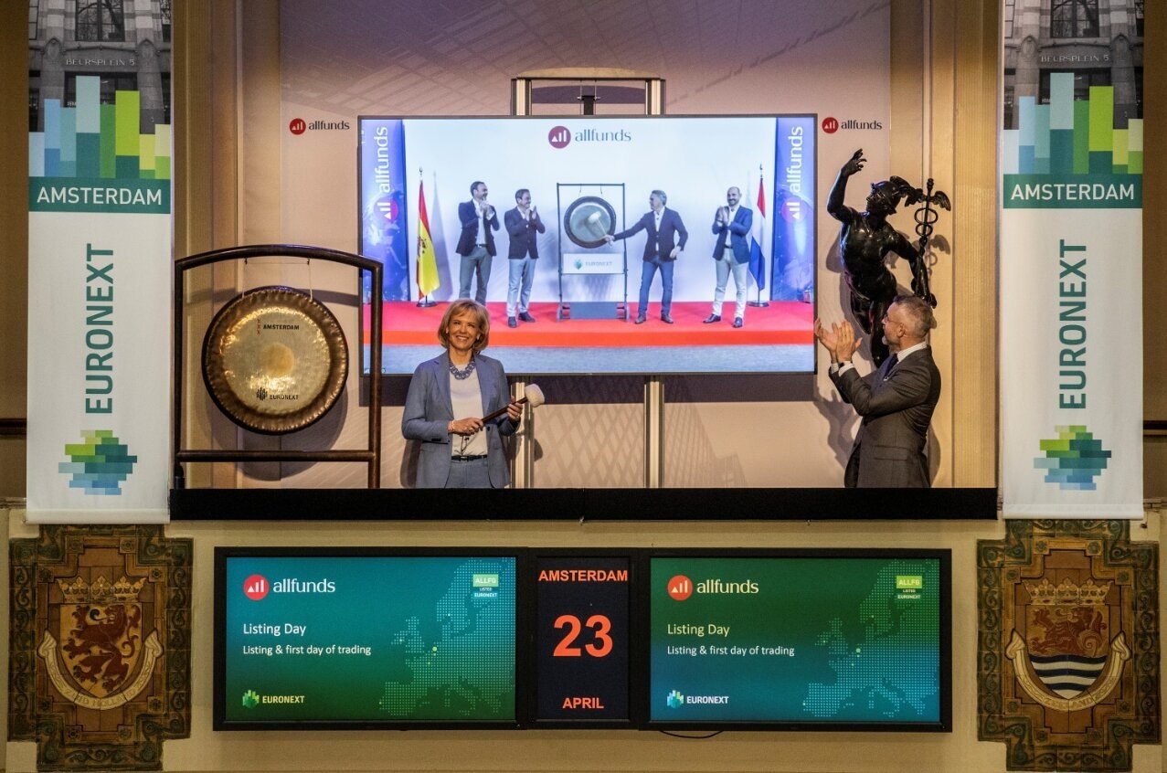 Euronext confirma sus intenciones de OPA a Allfunds por 5.400 millones de euros