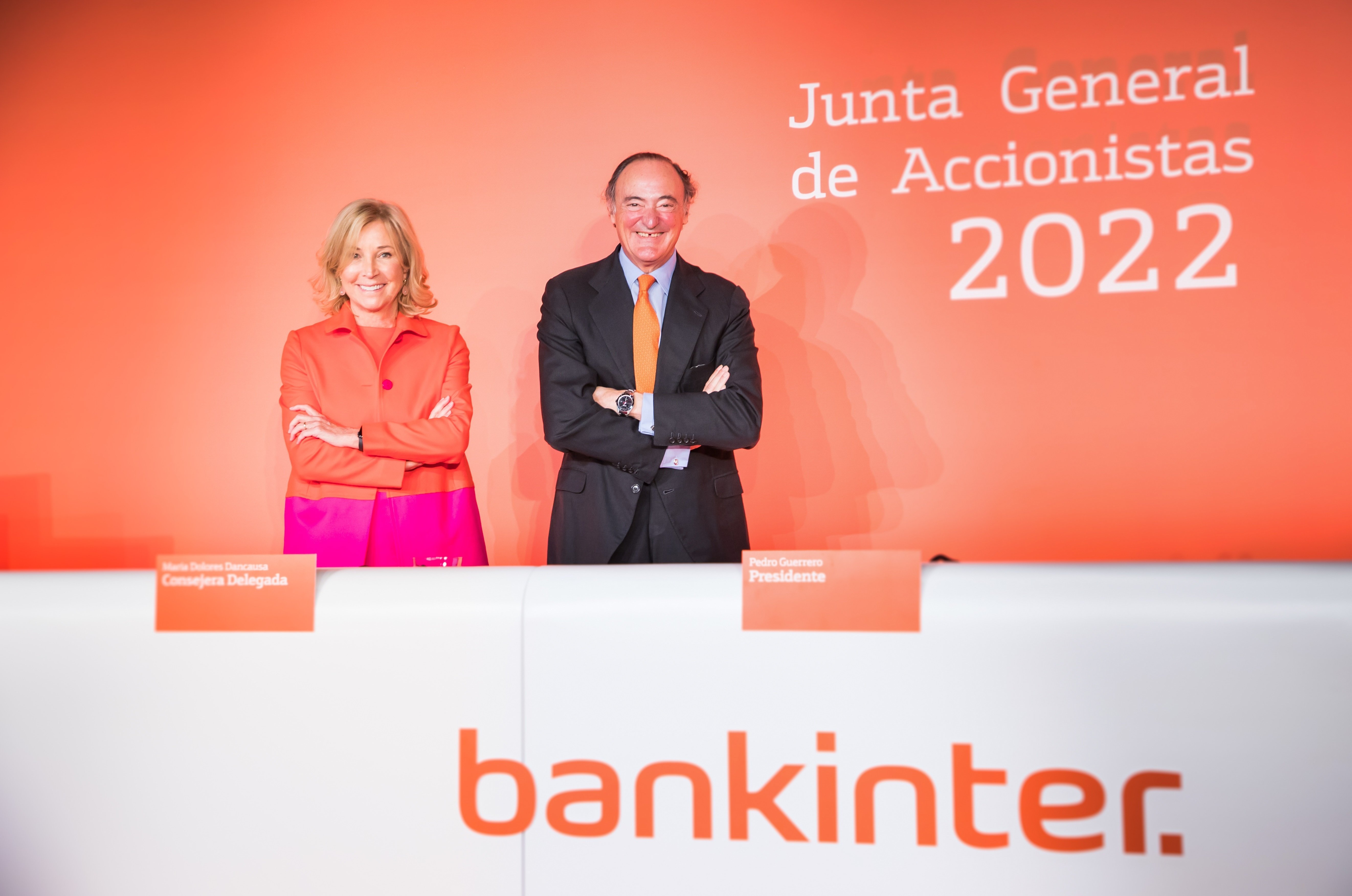 La CEO y el presidente de Bankinter 