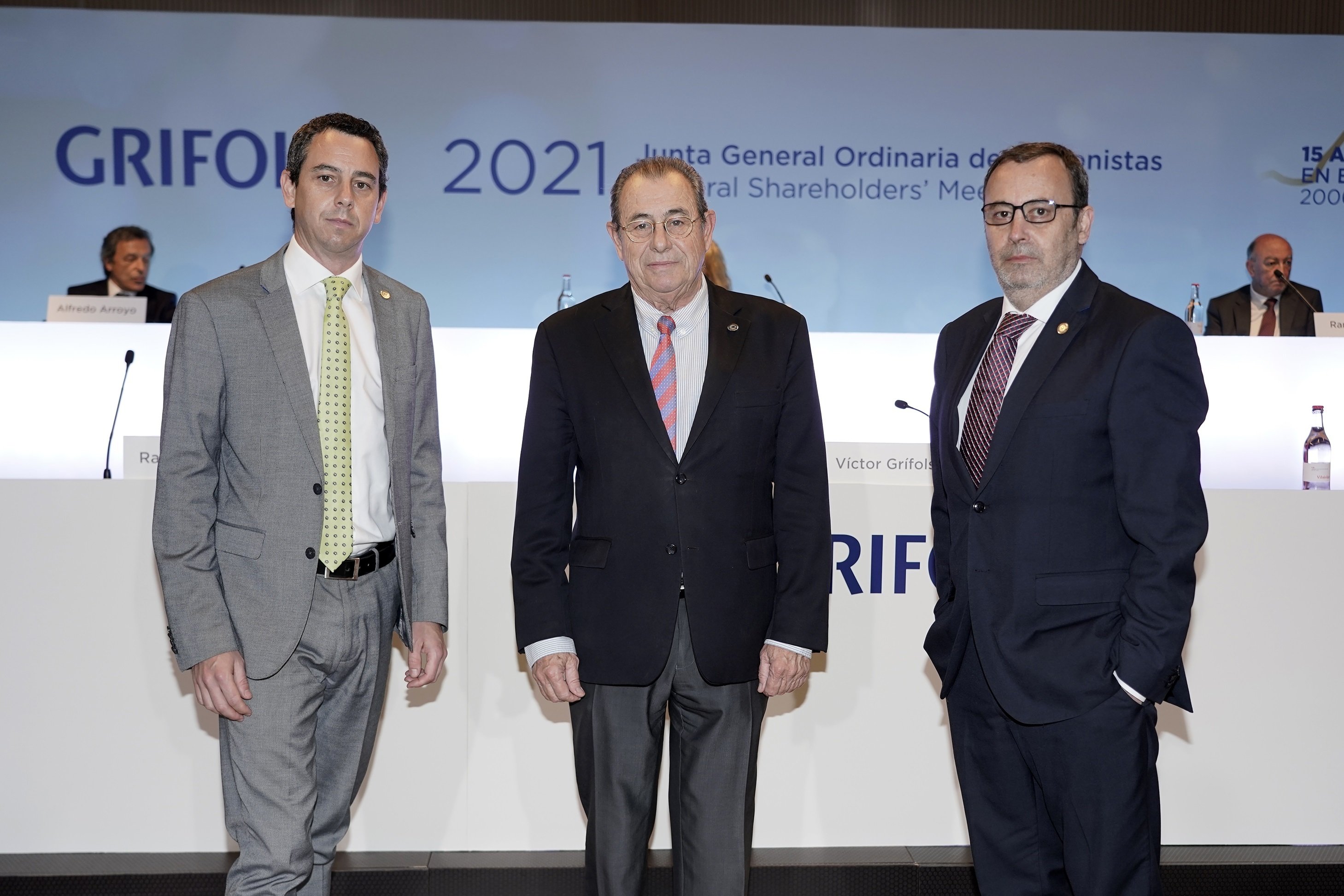 Raimon Grífols i Víctor Grífols van cobrar 1,2 milions cadascú el 2022