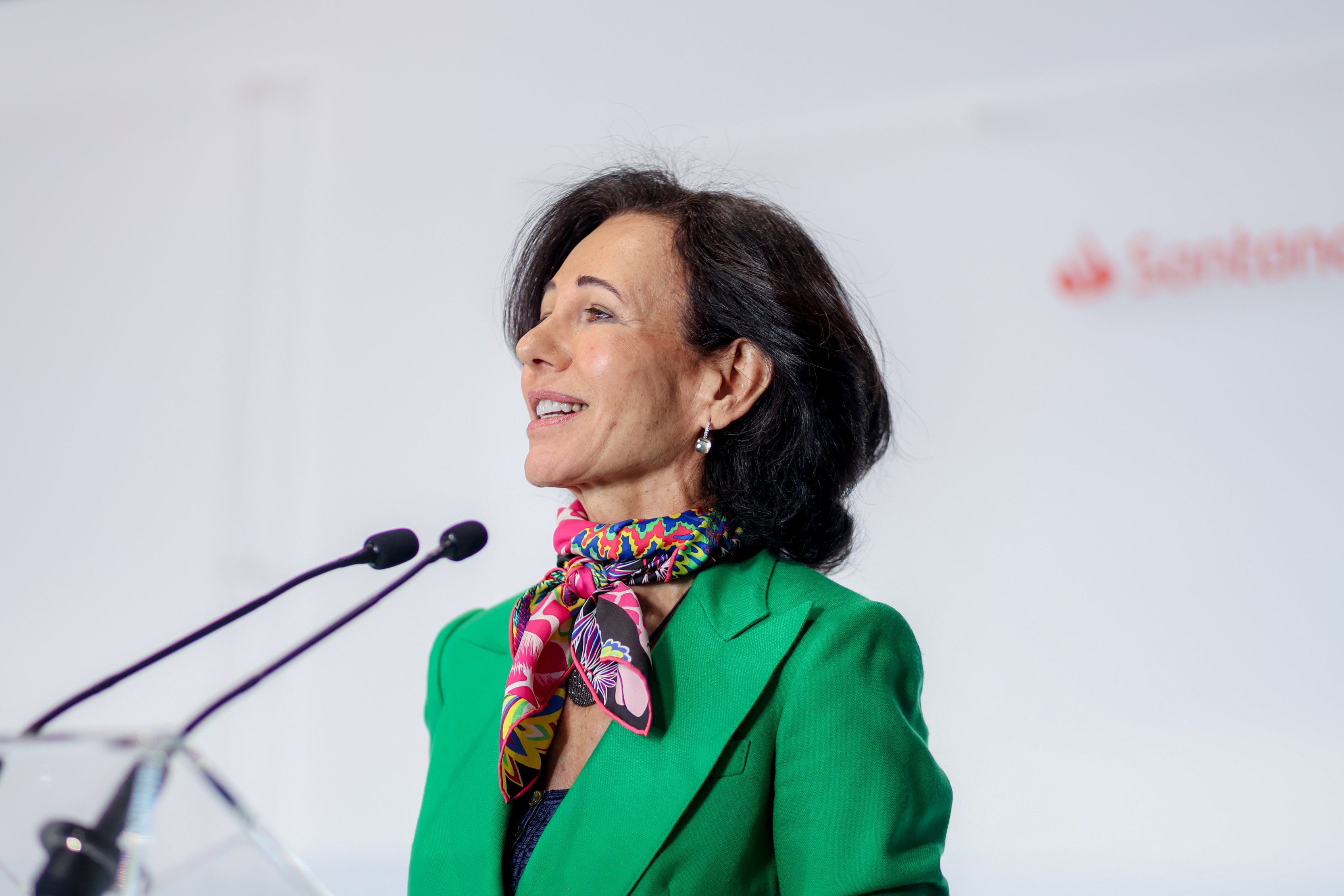 La presidenta del Banco Santander, Ana Botín