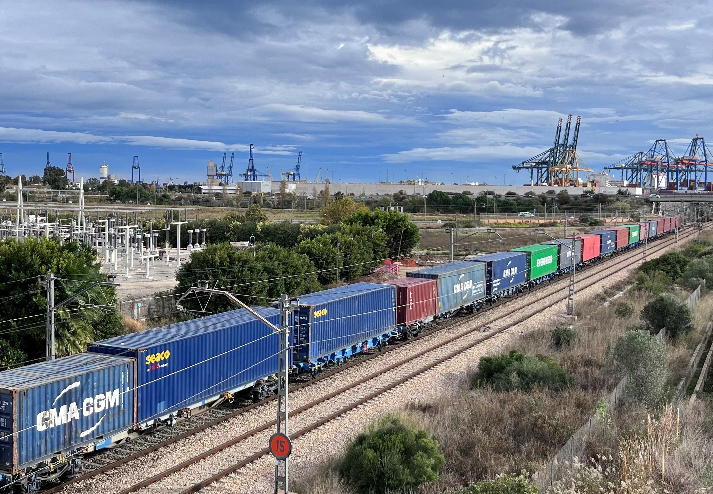 Tren puerto de Valencia 