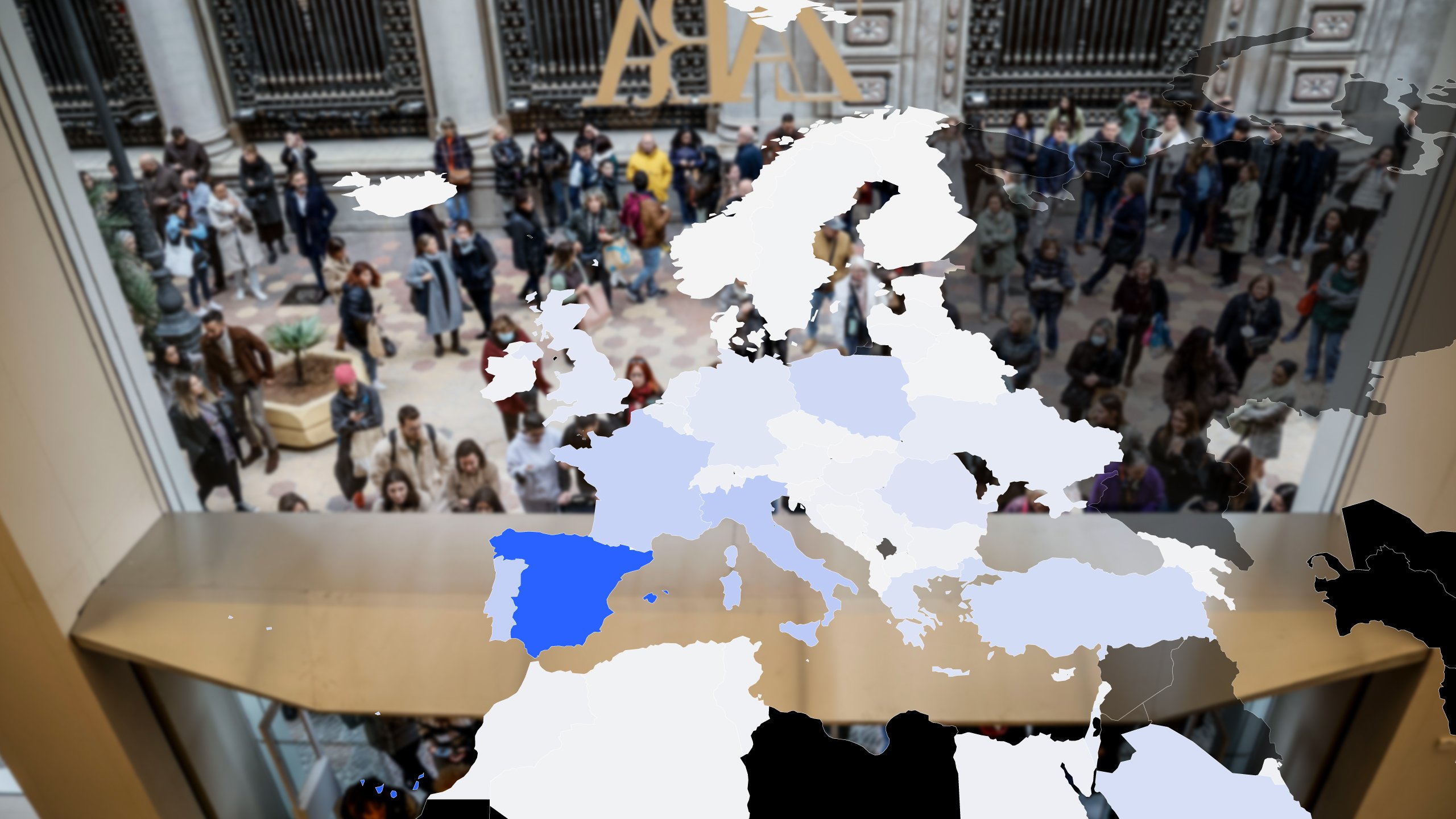 Menos tiendas, más beneficios: el mapa del mundo de establecimientos de Inditex