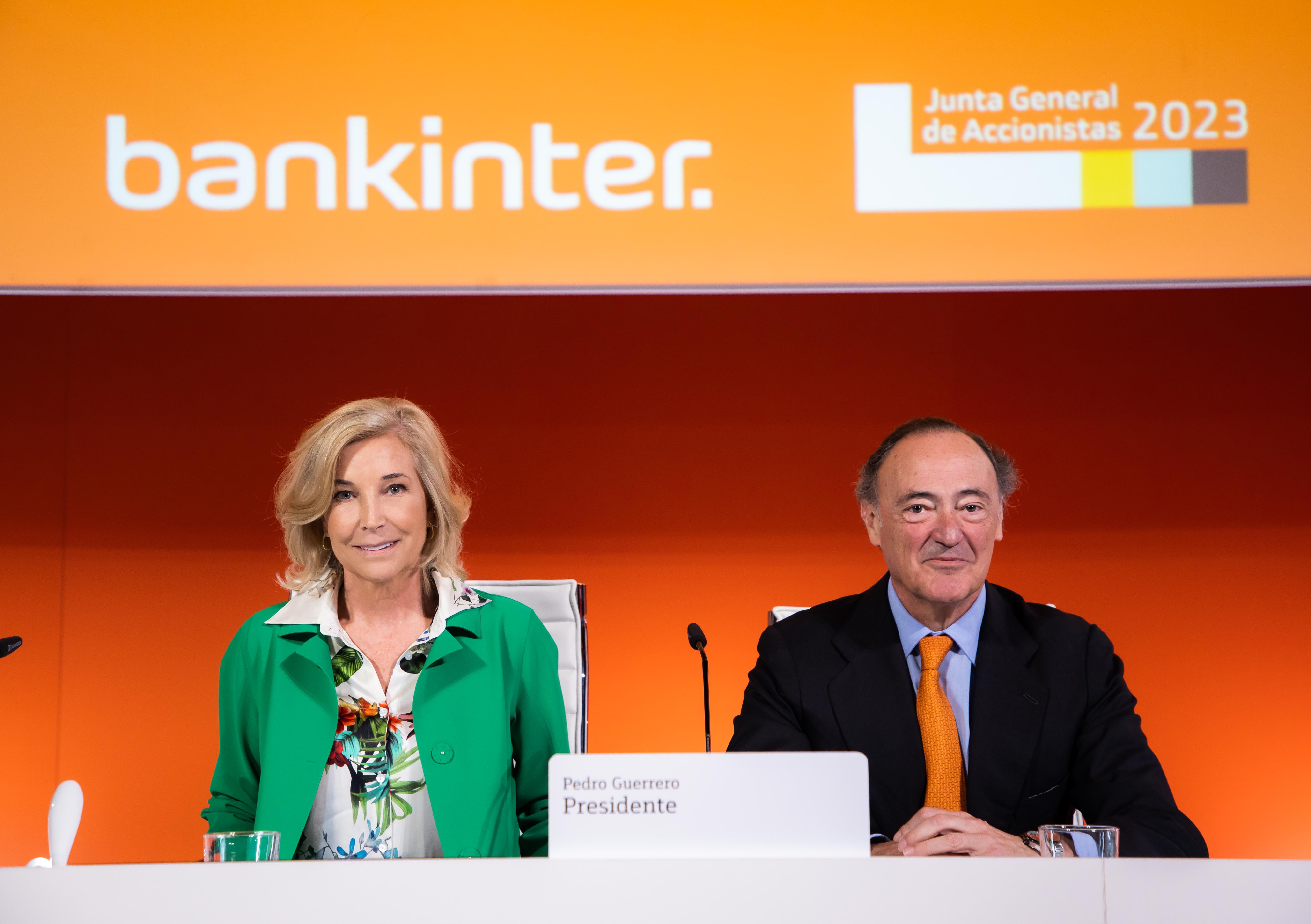 El presidente y la consejera delegada de Bankinter