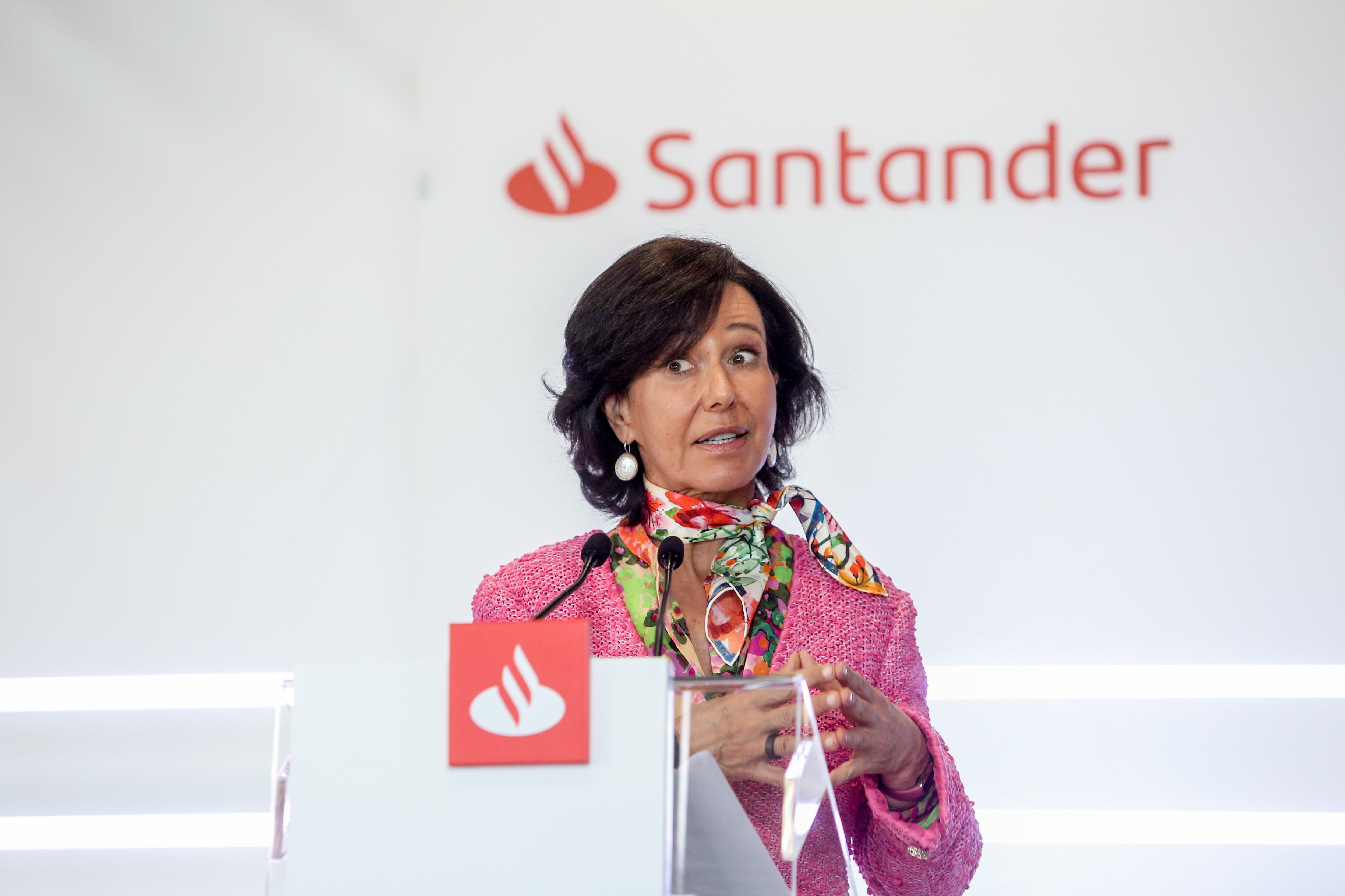 La presidenta del Banco Santander, Ana Botín