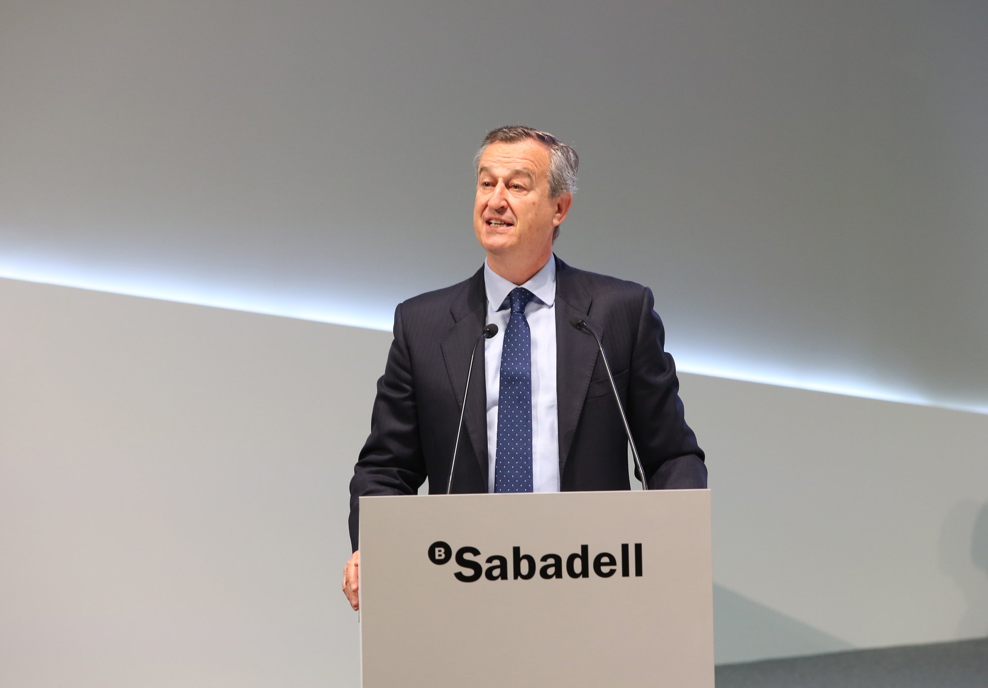 El consejero delegado de Banco Sabadell