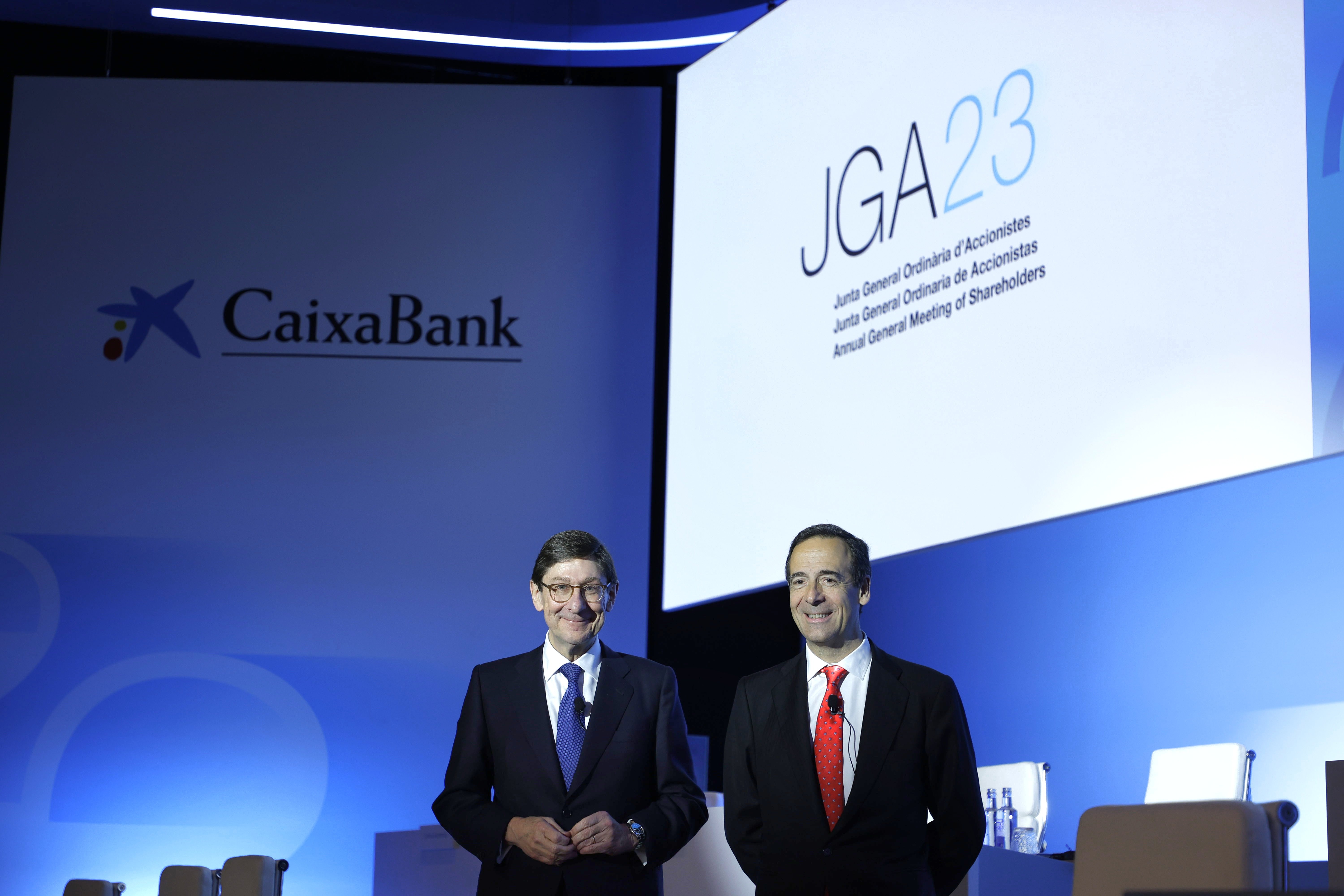 El presidente y el consejero delegado de CaixaBank