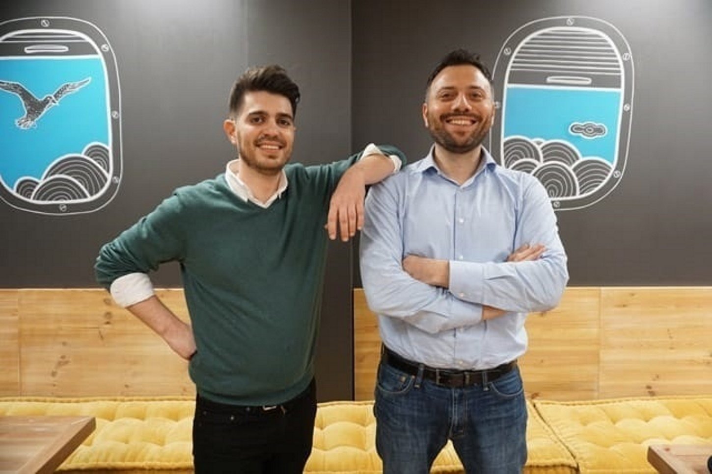 Los fundadores de la TravelPerk Avi Meir y Javier Suárez