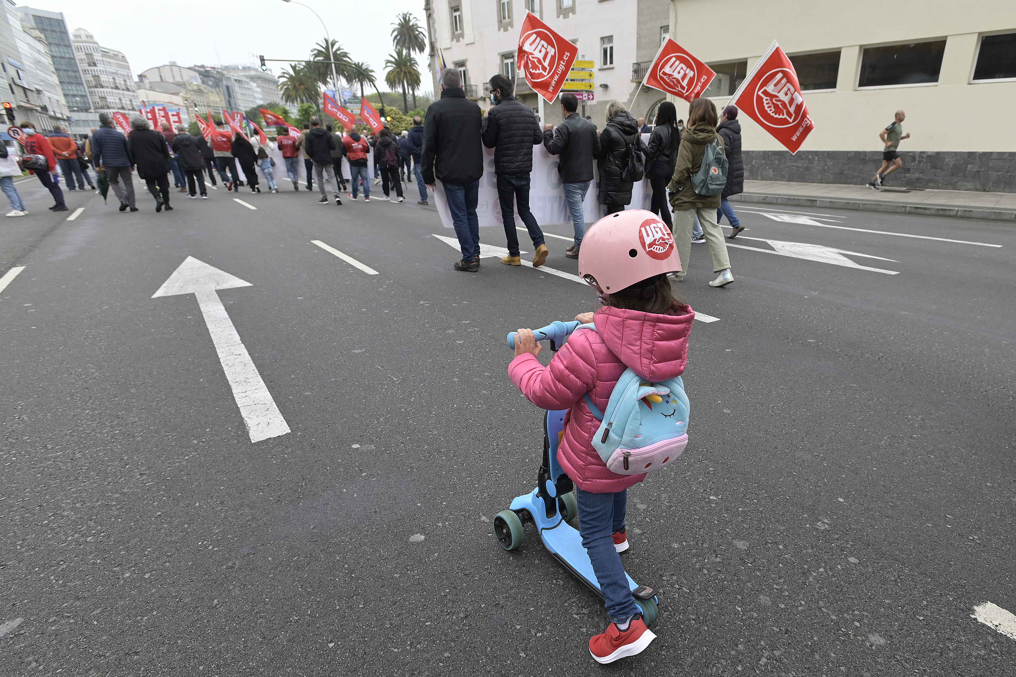 1º de mayo de 2022 en La Coruña. Europa Press