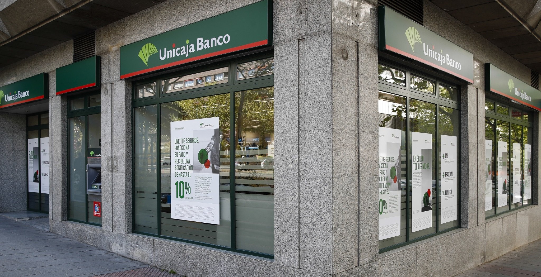 Una sucursal de Unicaja 