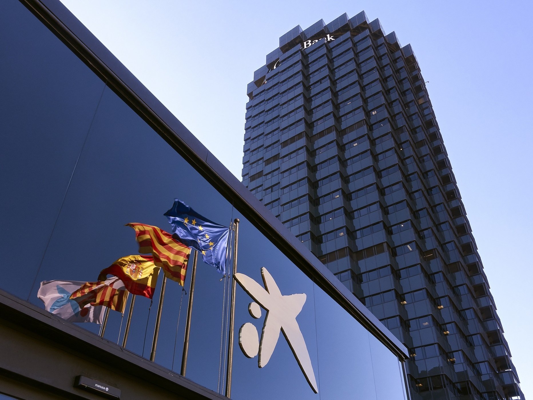 Sede corporativa de CaixaBank en Barcelona