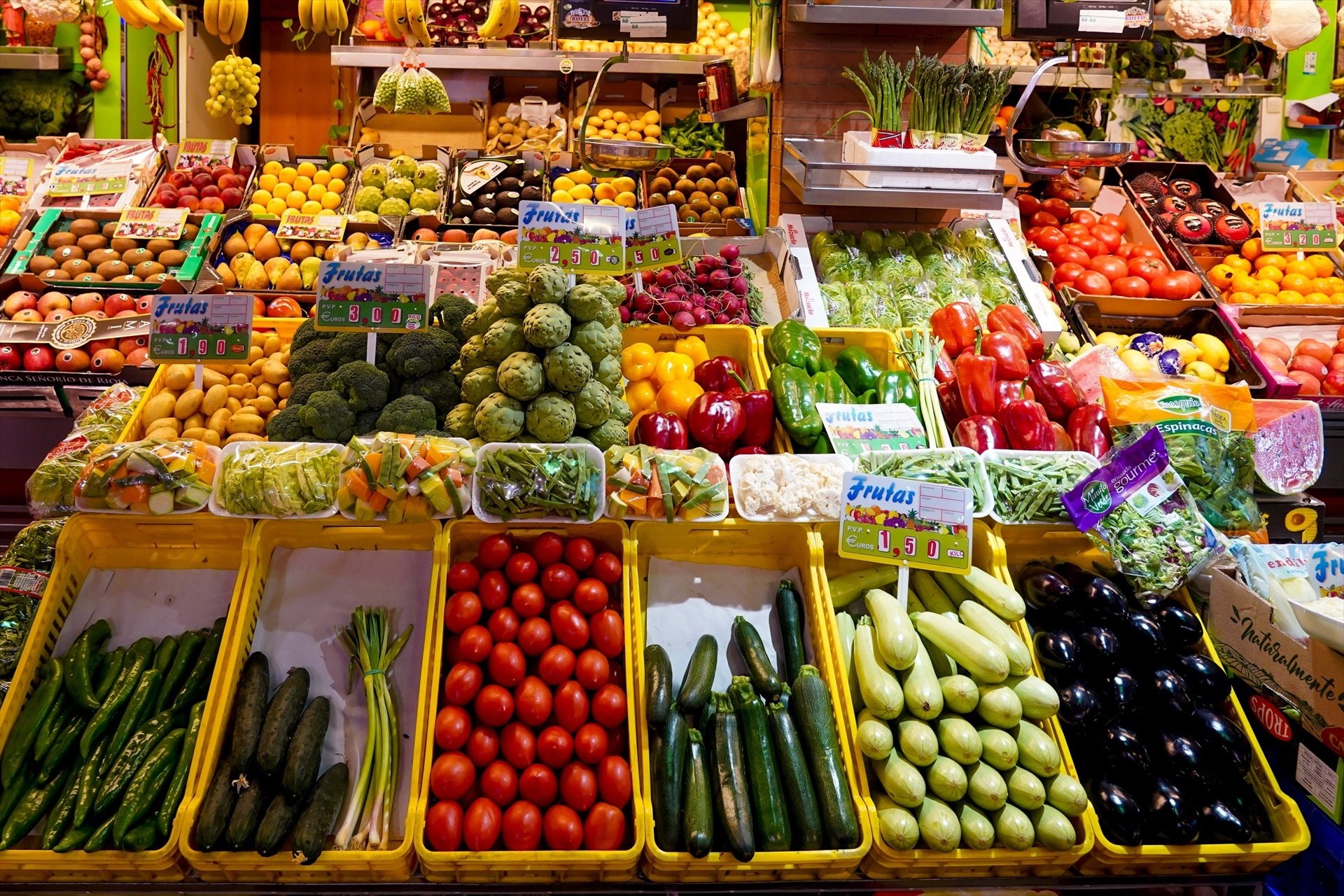 puesto frutas verduras europa press