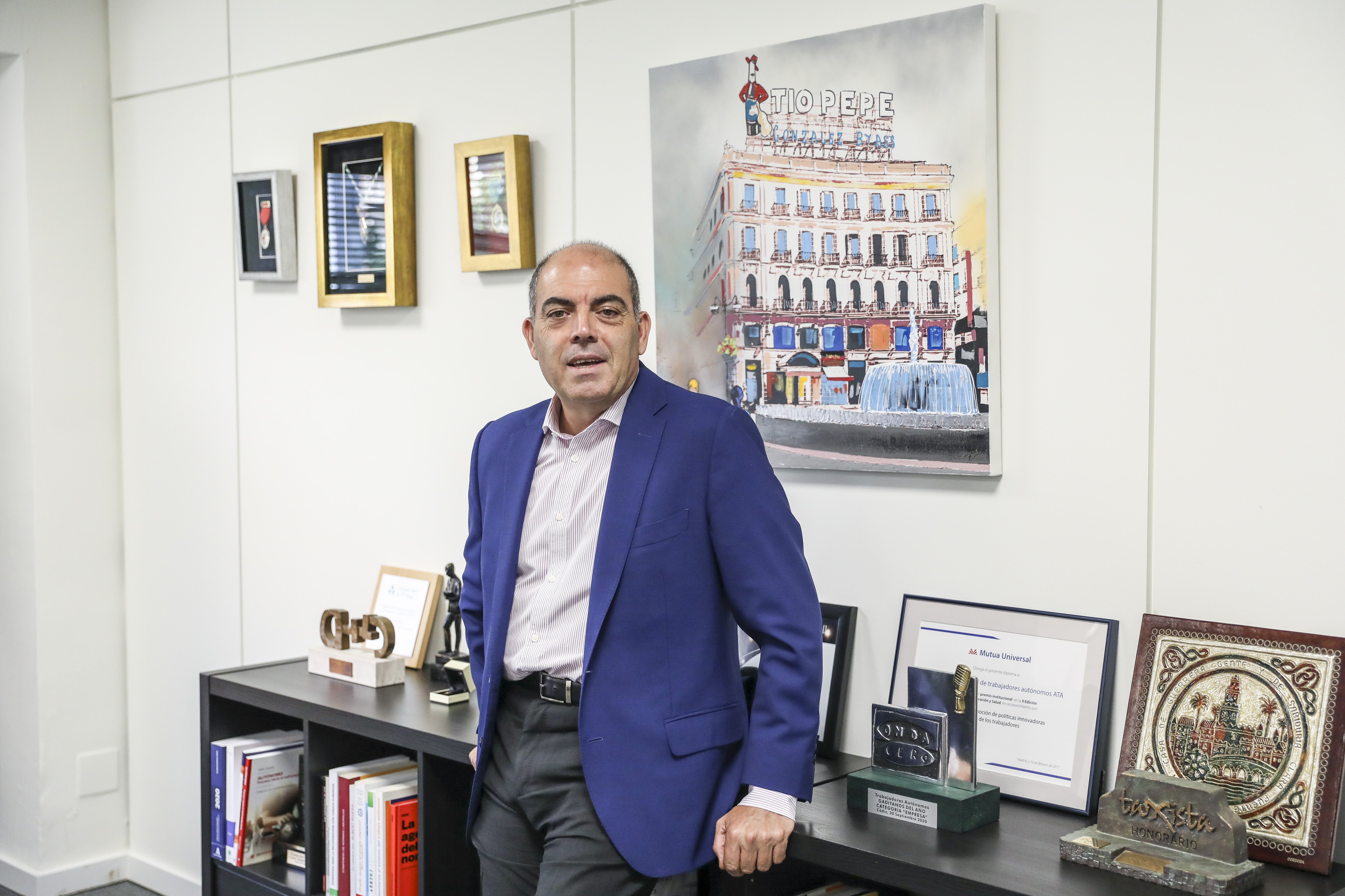 Lorenzo Amor, presidente de ATA. Pablo Blazquez