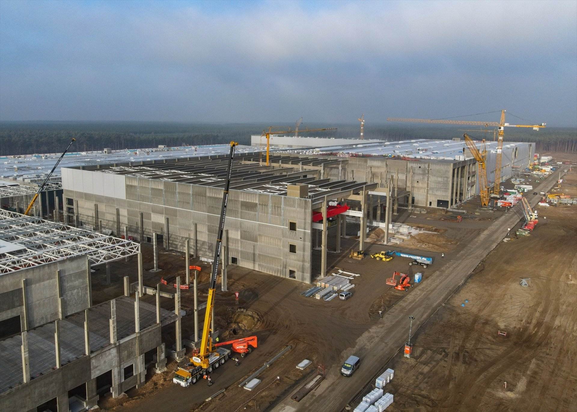 EuropaPress 3486013 12 december 2020 brandenburg grunheide an aerial view of the construction (1)