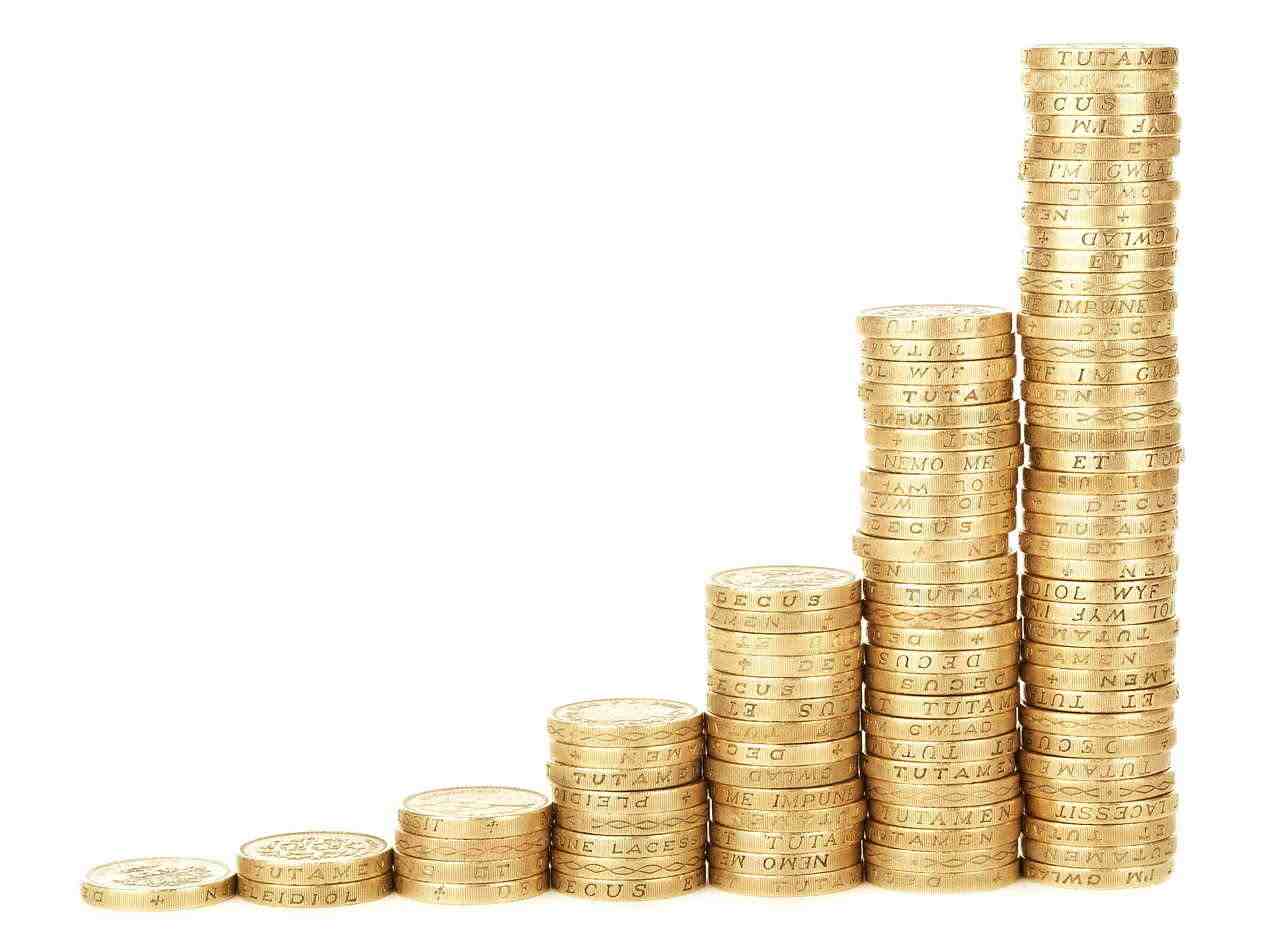 Monedas en crecimiento. Pixabay