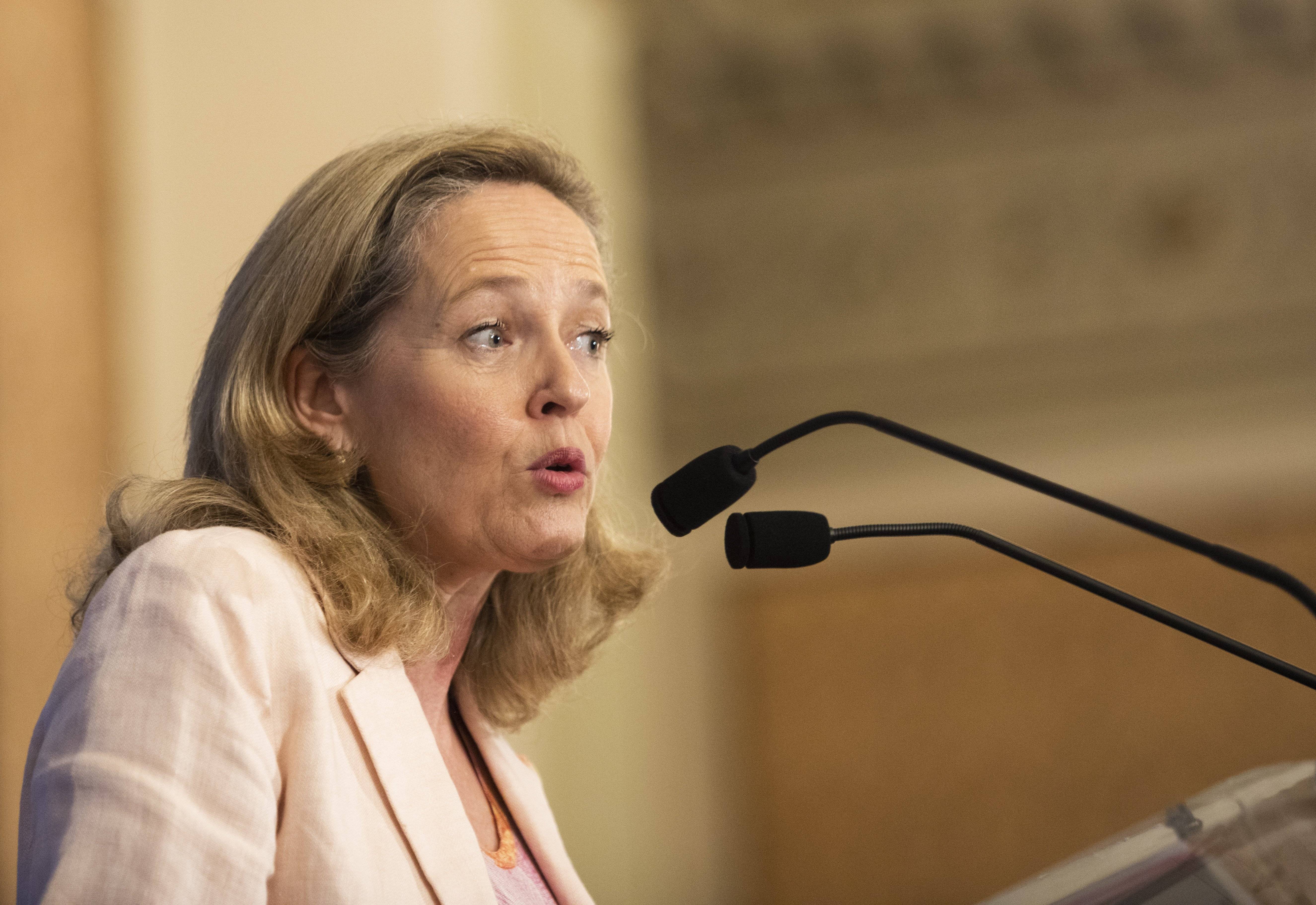 La vicepresidenta del Gobierno, Nadia Calviño