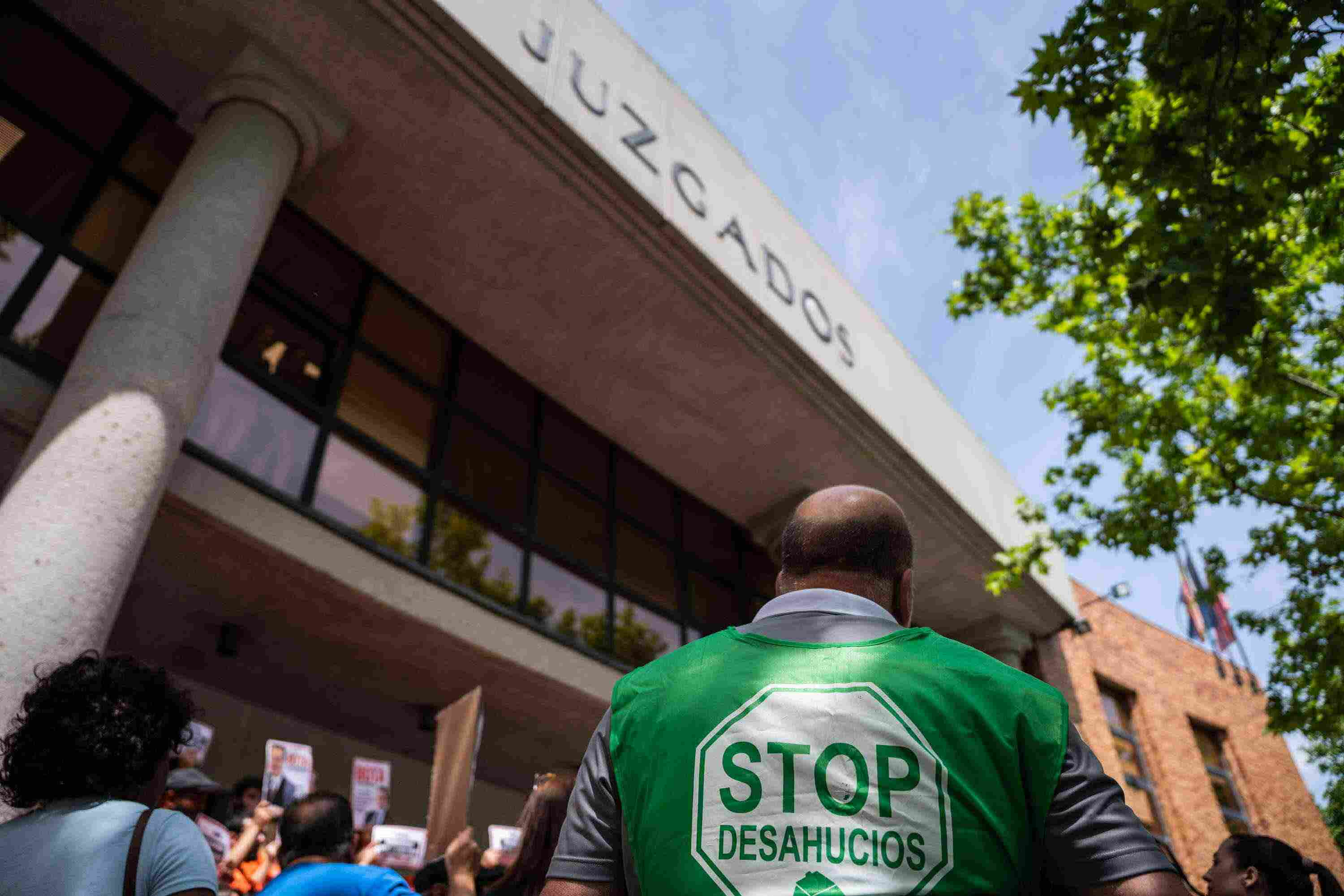 Protesta contra los desahucios. Europa Press