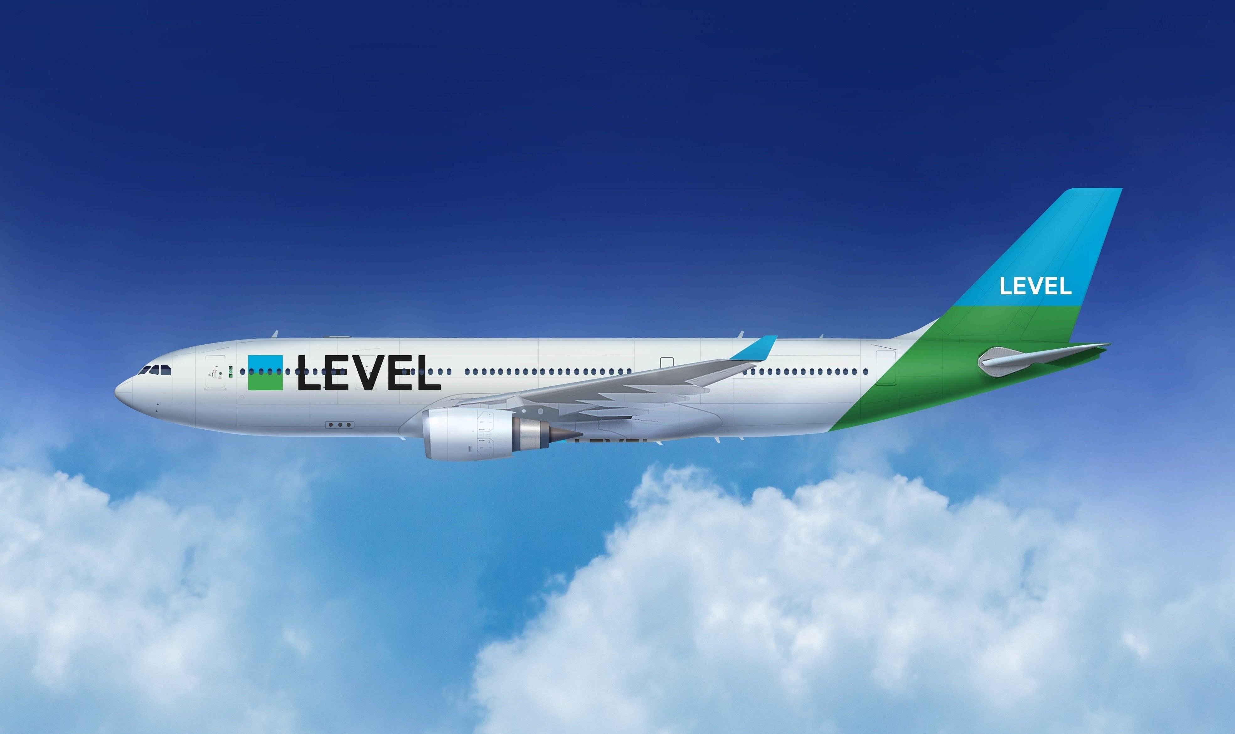 Un avión de Level