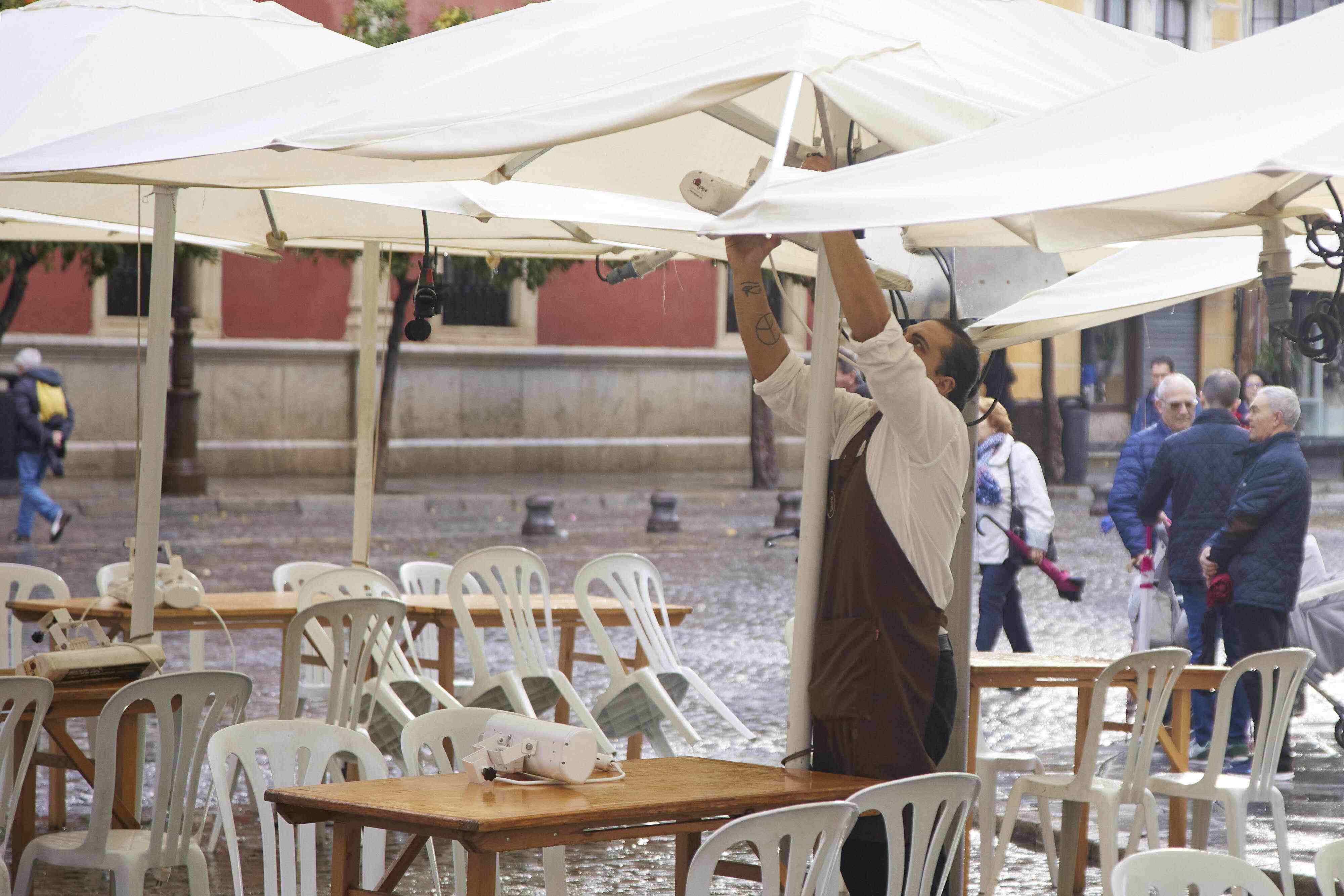 Terraza de un bar en Sevilla. Europa Press