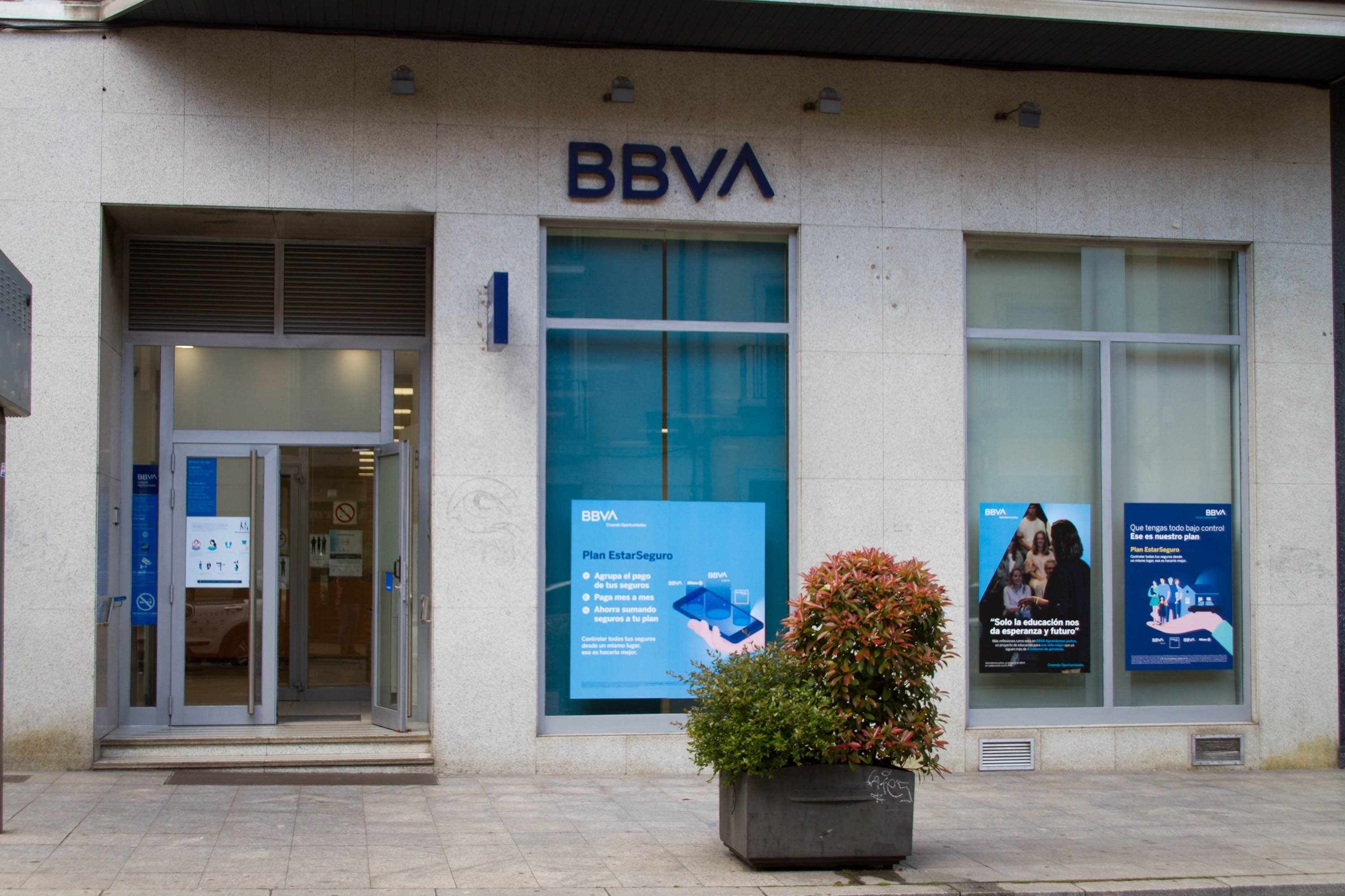 Una oficina de BBVA