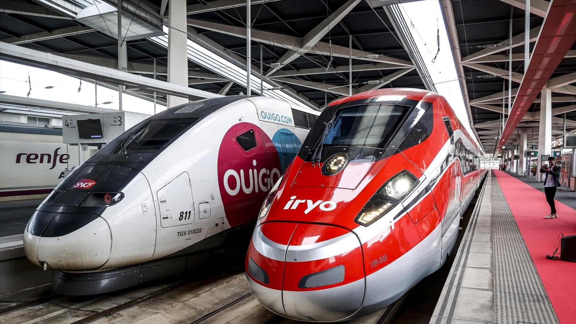 Iryo i Ouigo "roben" a Renfe el 44% de la quota en el trajecte Madrid-Barcelona