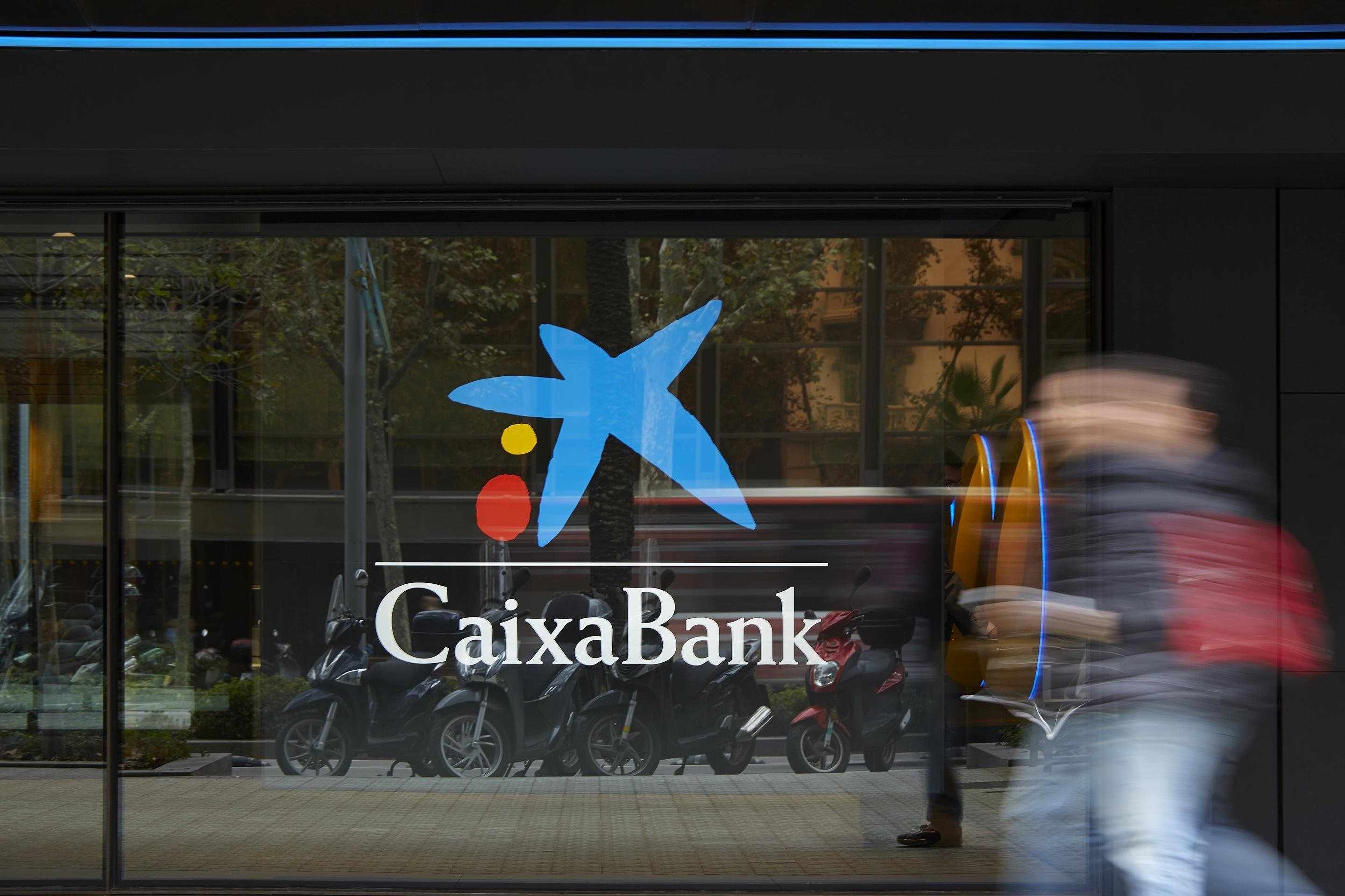 Una oficina de CaixaBank