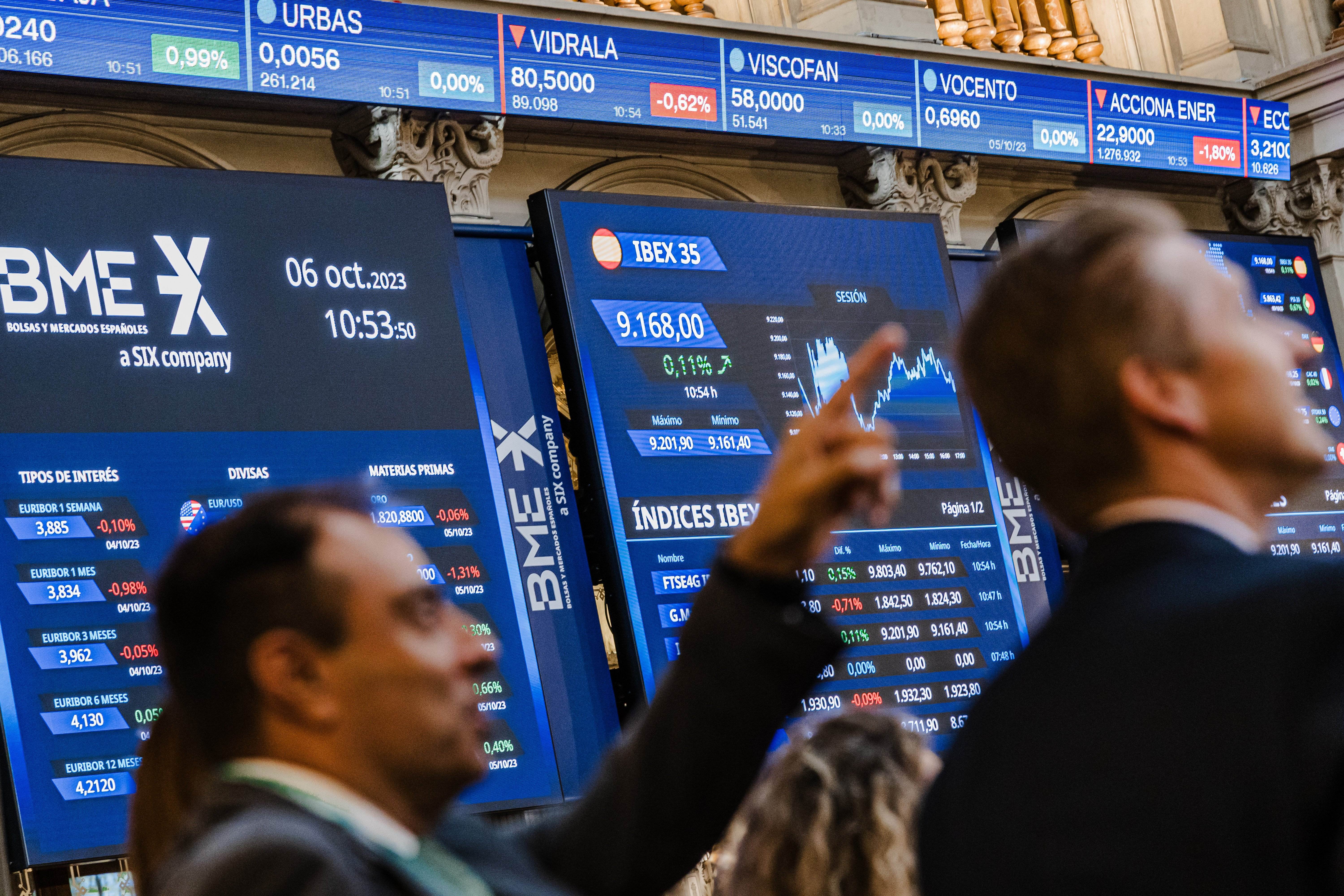 L'Ibex cau el 2% en la setmana pel temor de tipus alts a llarg termini