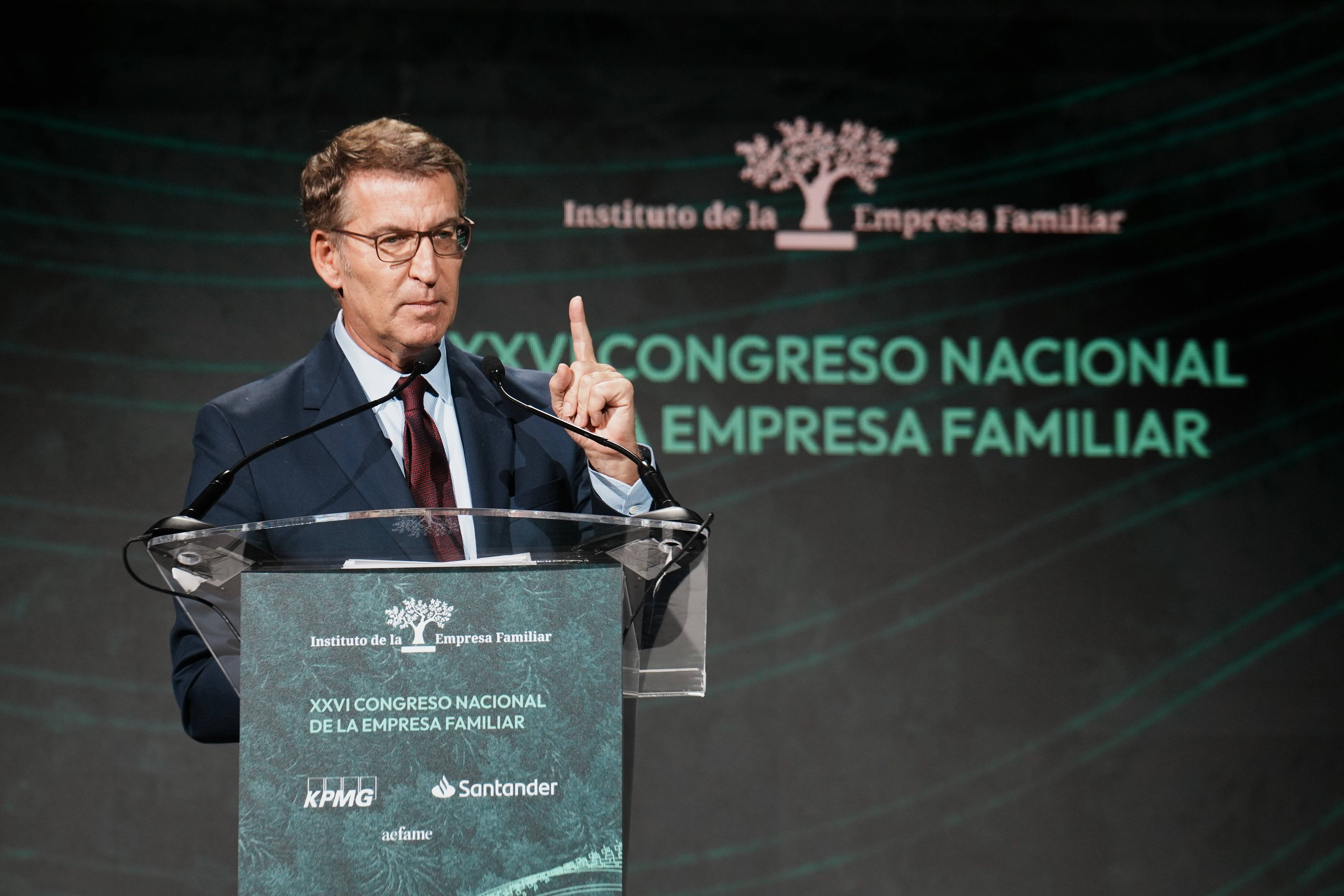 Núñez Feijóo: “En vez de hablar de empleo y fiscalidad, hablamos de autodeterminación”