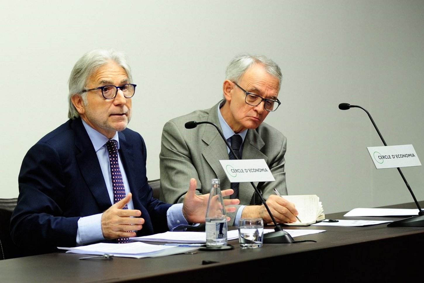 Antón Costas y Josep Sánchez Llibre, colegiados de Honor y Mérito 2023 del CEC