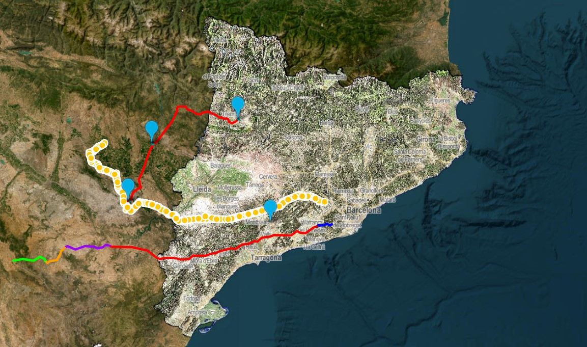 La MAT de Forestalia amenaza con cruzar Catalunya pese a la oposición de Generalitat y Gobierno