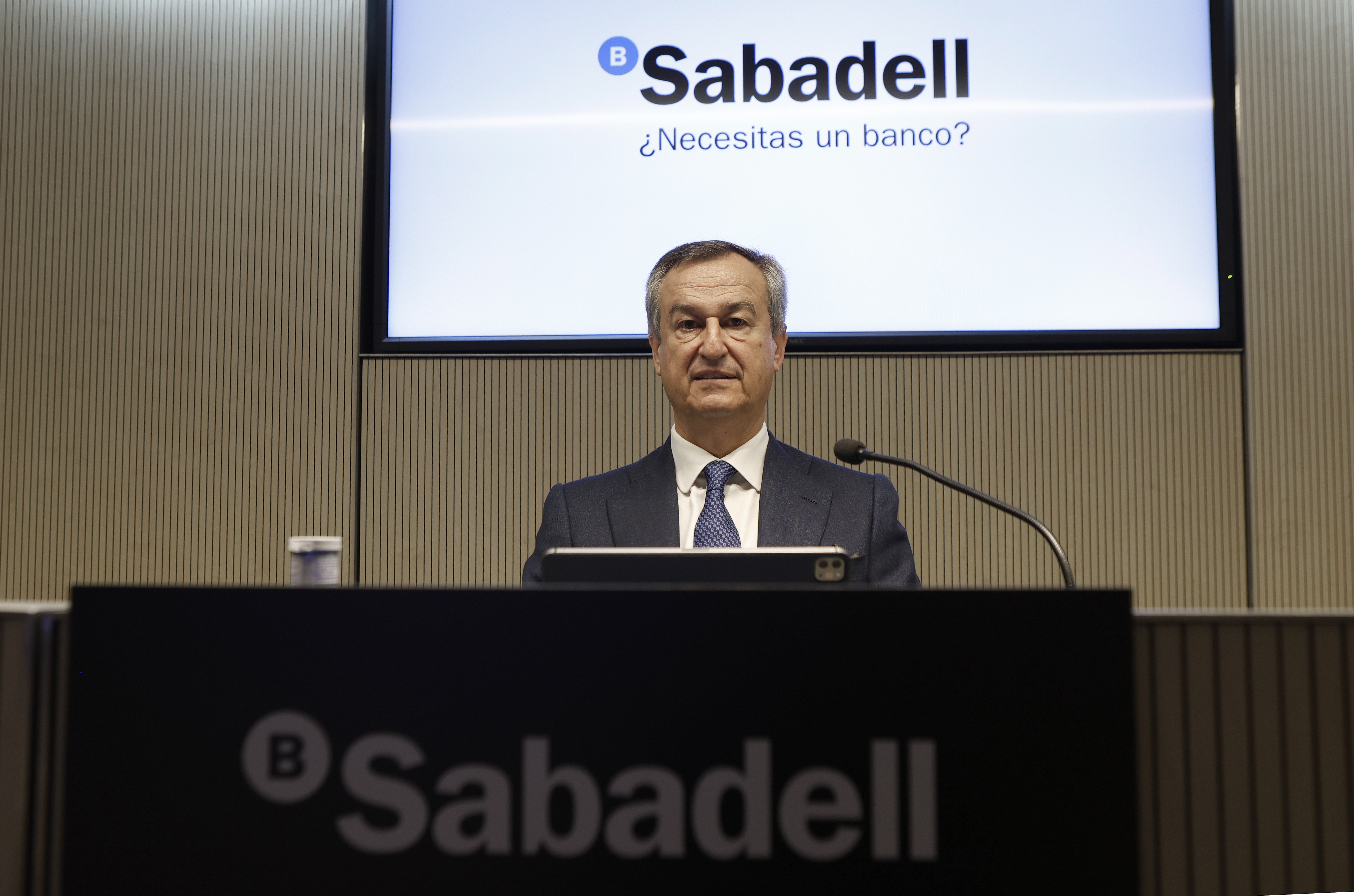 El consejero delegado de Sabadell, César González-Bueno