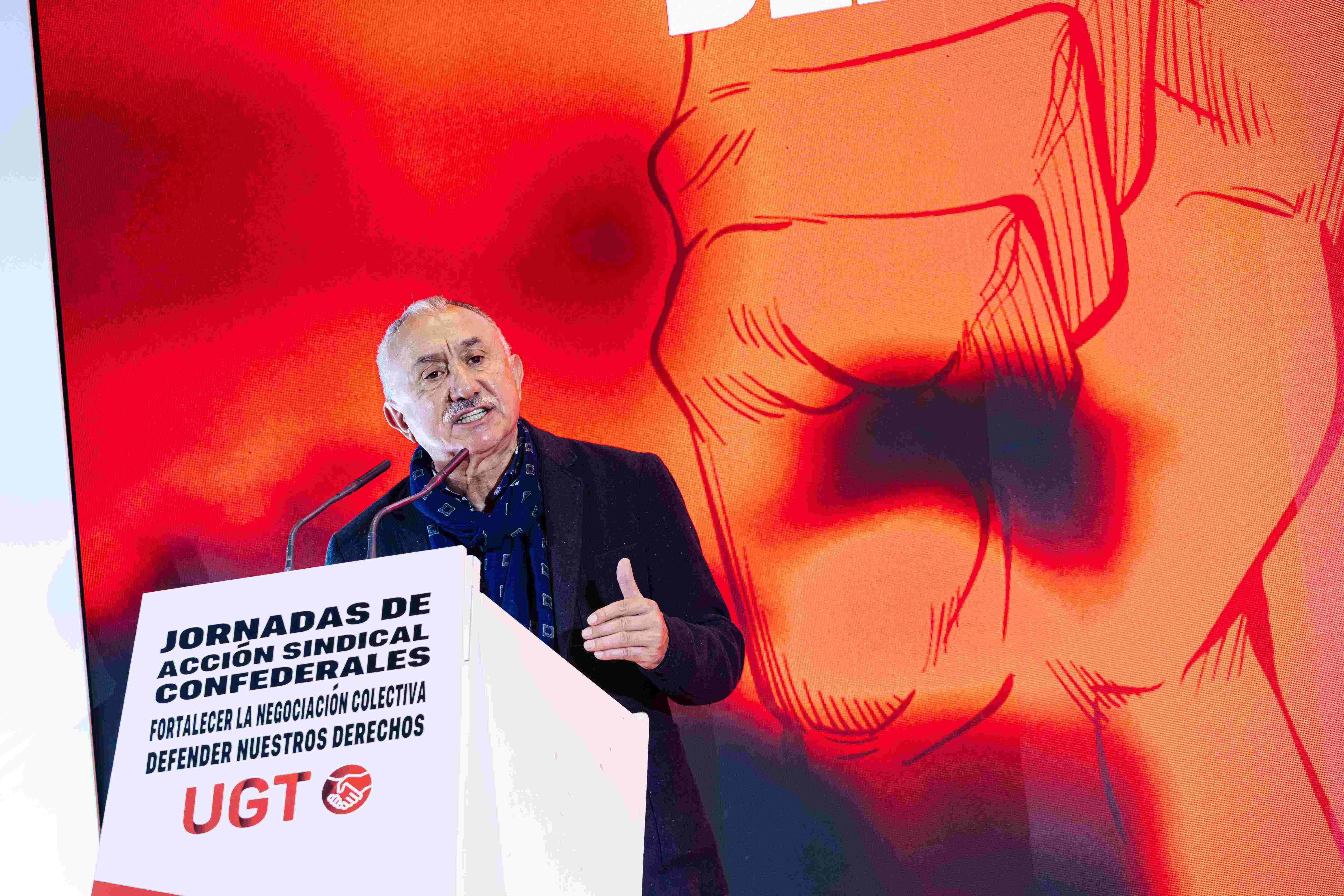 Pepe Álvarez, UGT. Europa Press