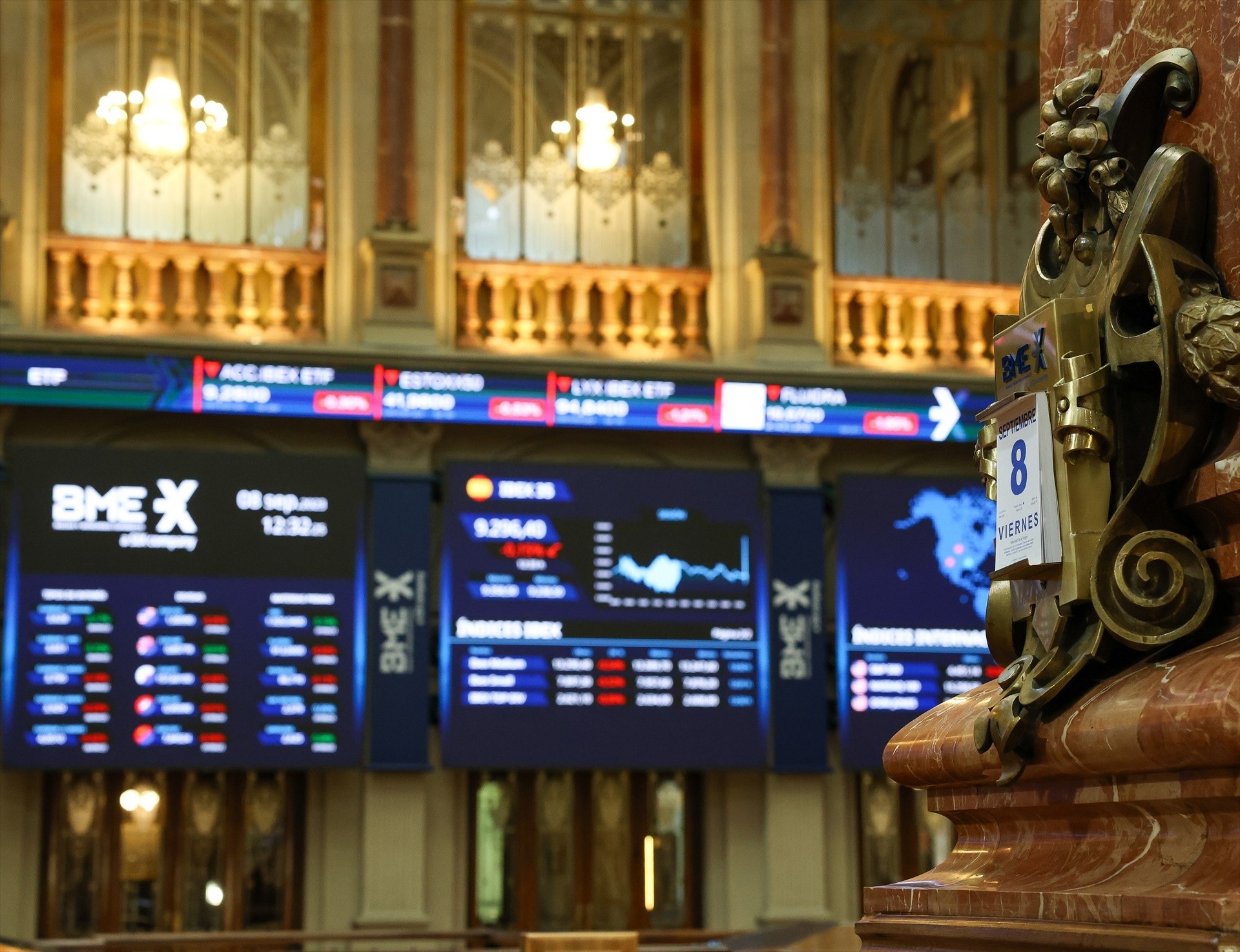 El IBEX 35 amanece casi plano y encara los 9.900 puntos, con Wall Street cerrado por festivo