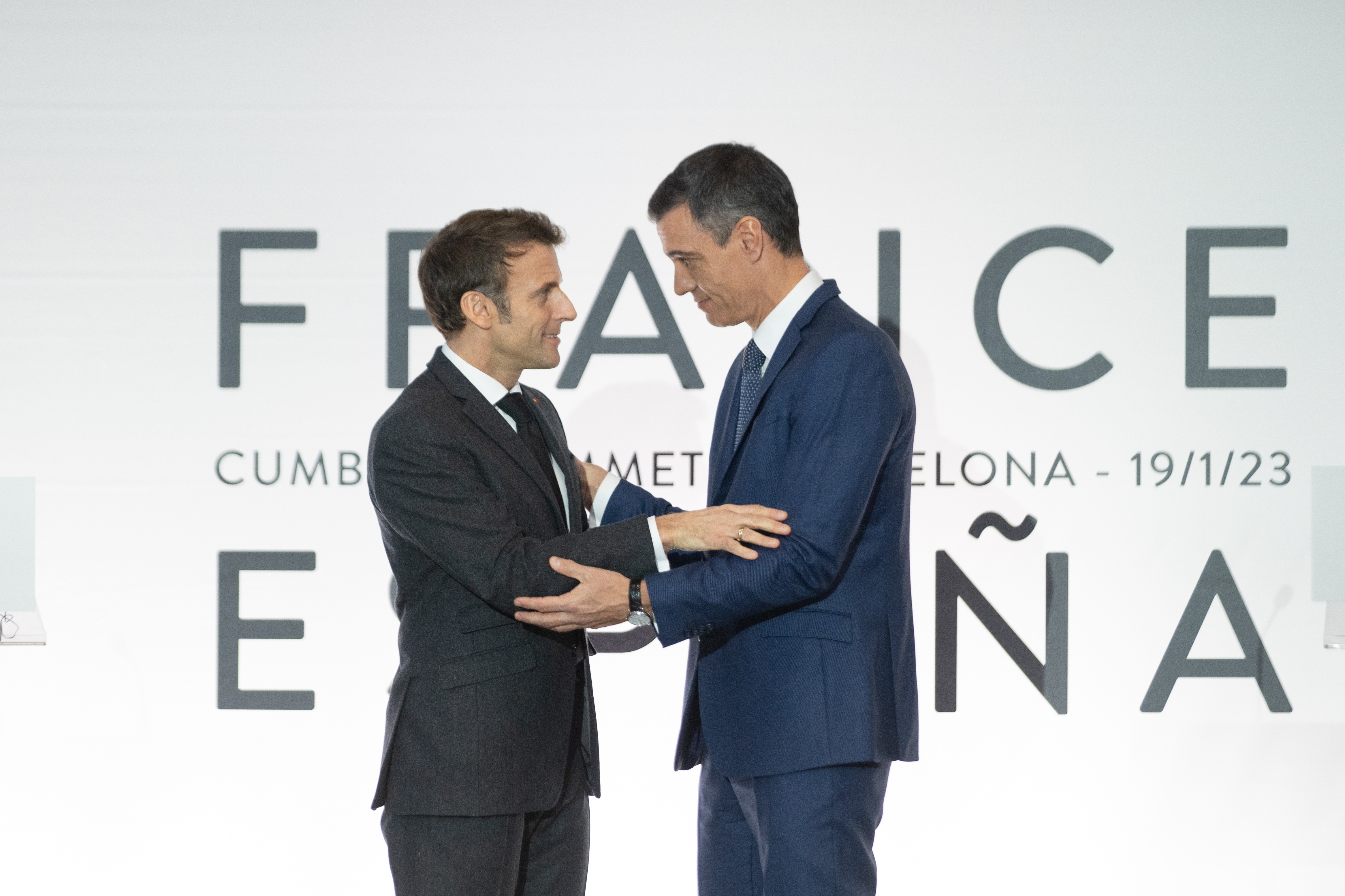 El presidente de Francia y el de España