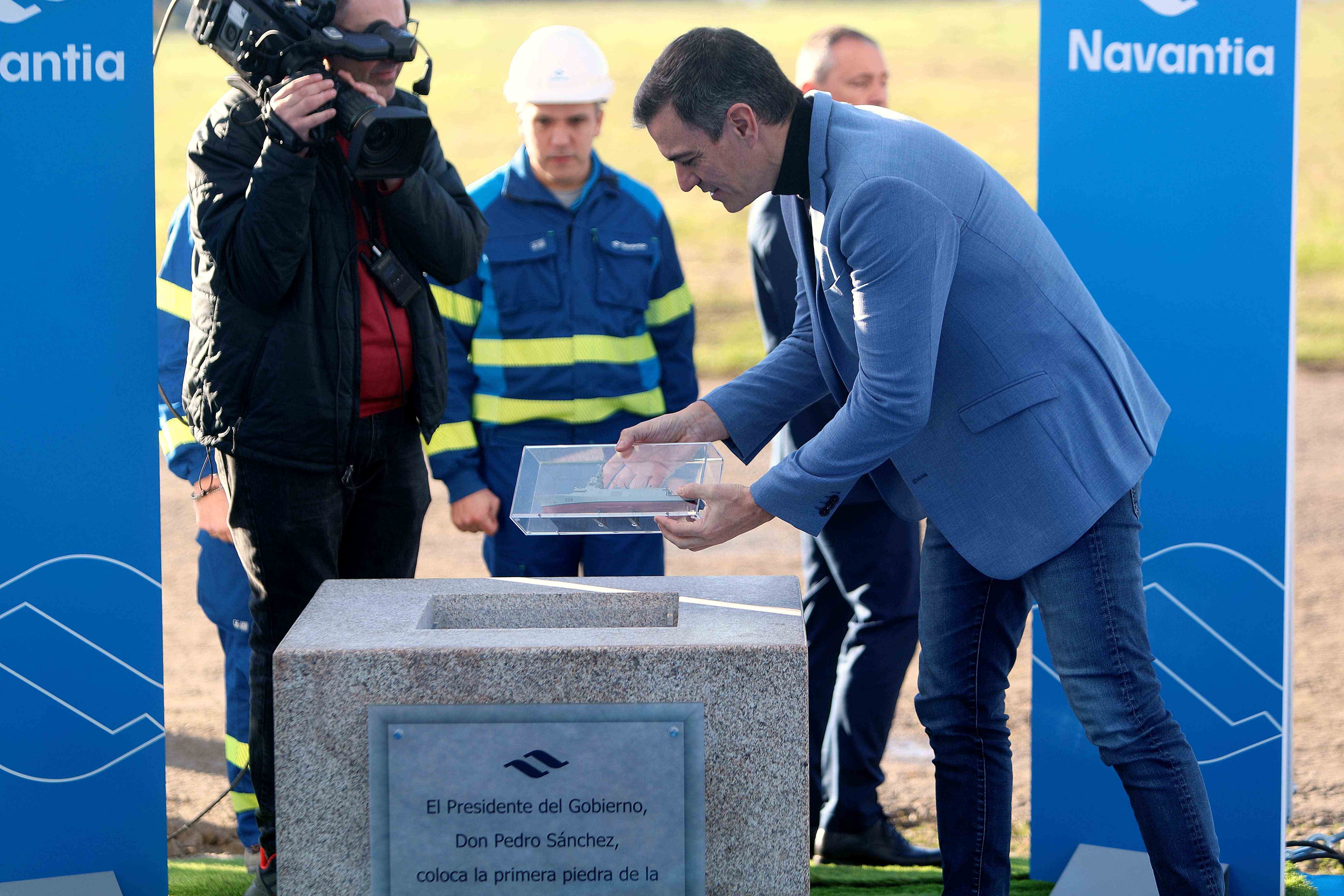 Sánchez inaugura la fábrica “digital” de bloques de Navantia en Ferrol