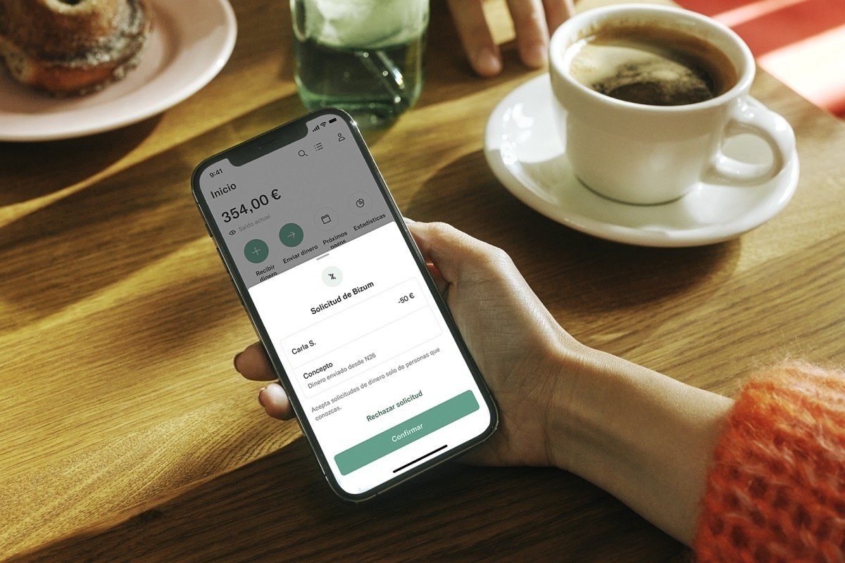 Aplicación de N26. 