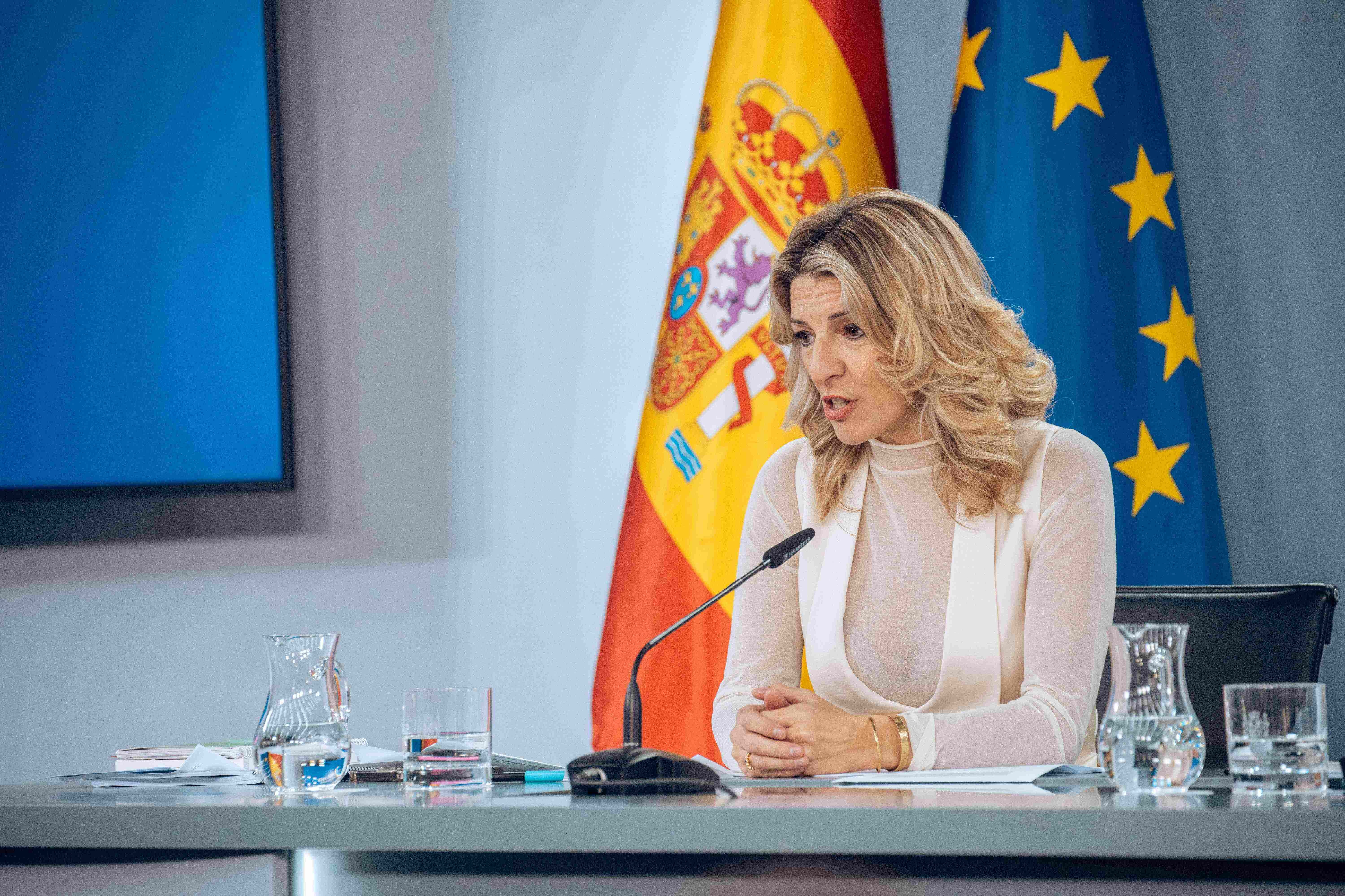 Yolanda Díaz. Ministra de Trabajo. Europa Press