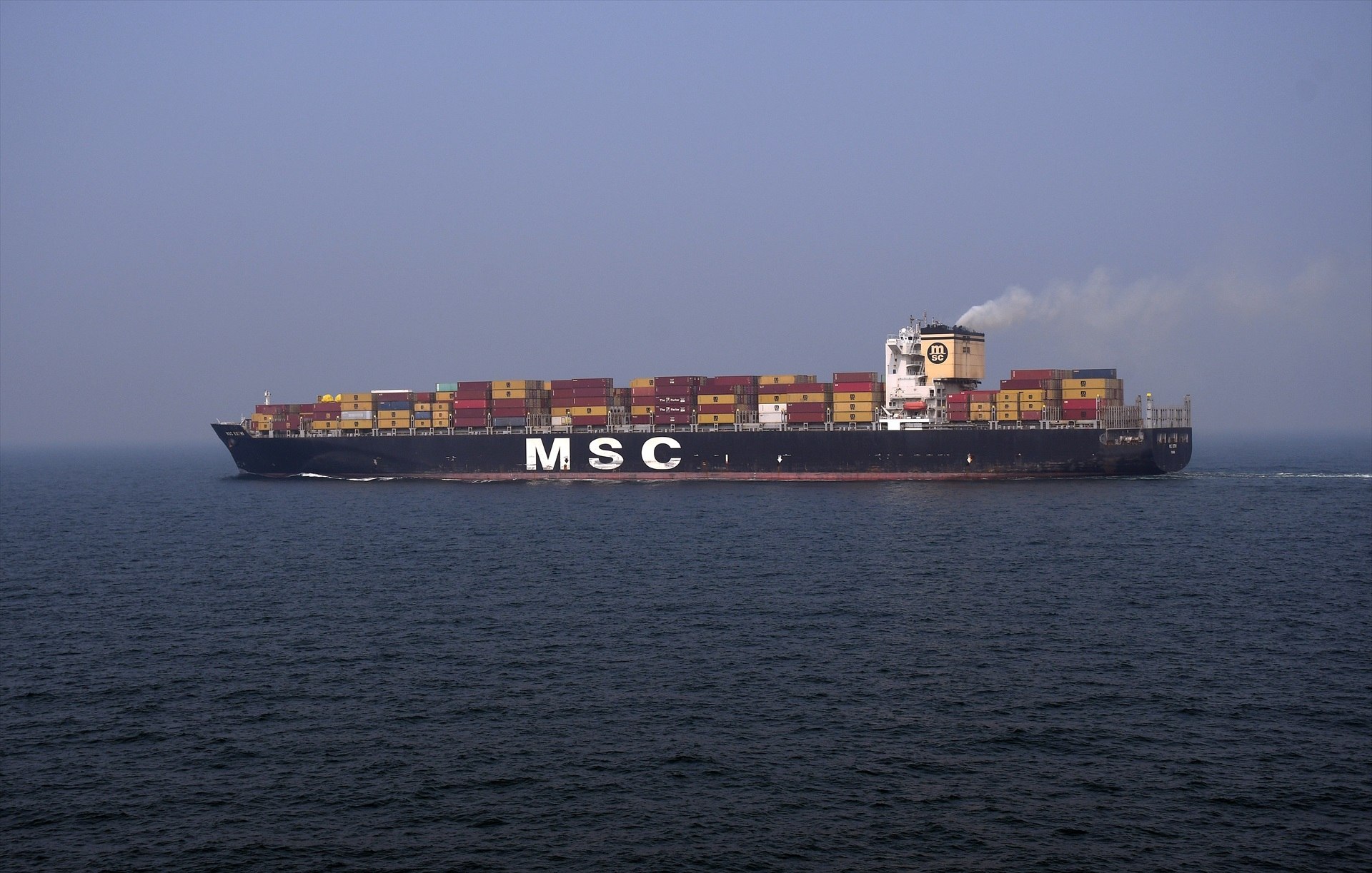 EuropaPress 5640511 november 2023 mumbai india cargo vessel of mediterranean shipping company