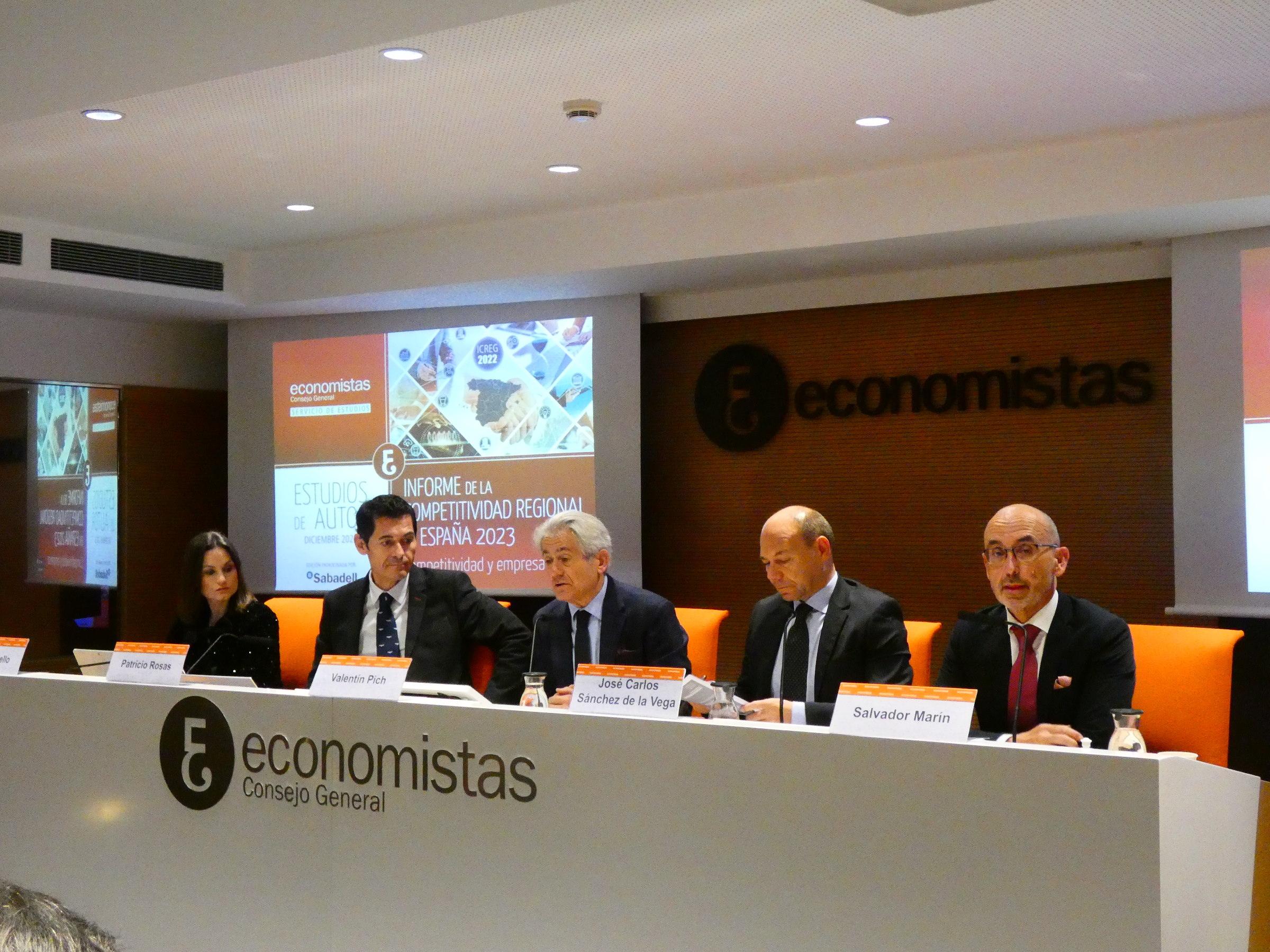 Informe CGE. Competitividad Regional en España 2023