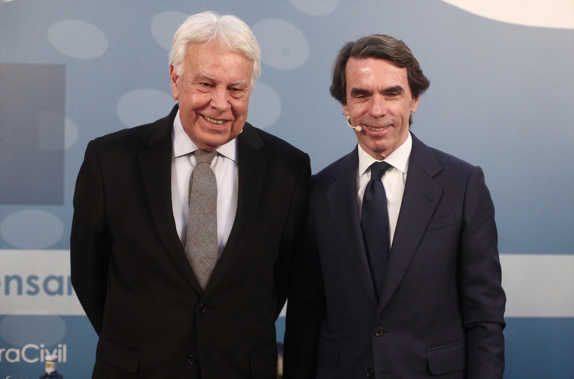 Felipe Gónzalez y José María Aznar