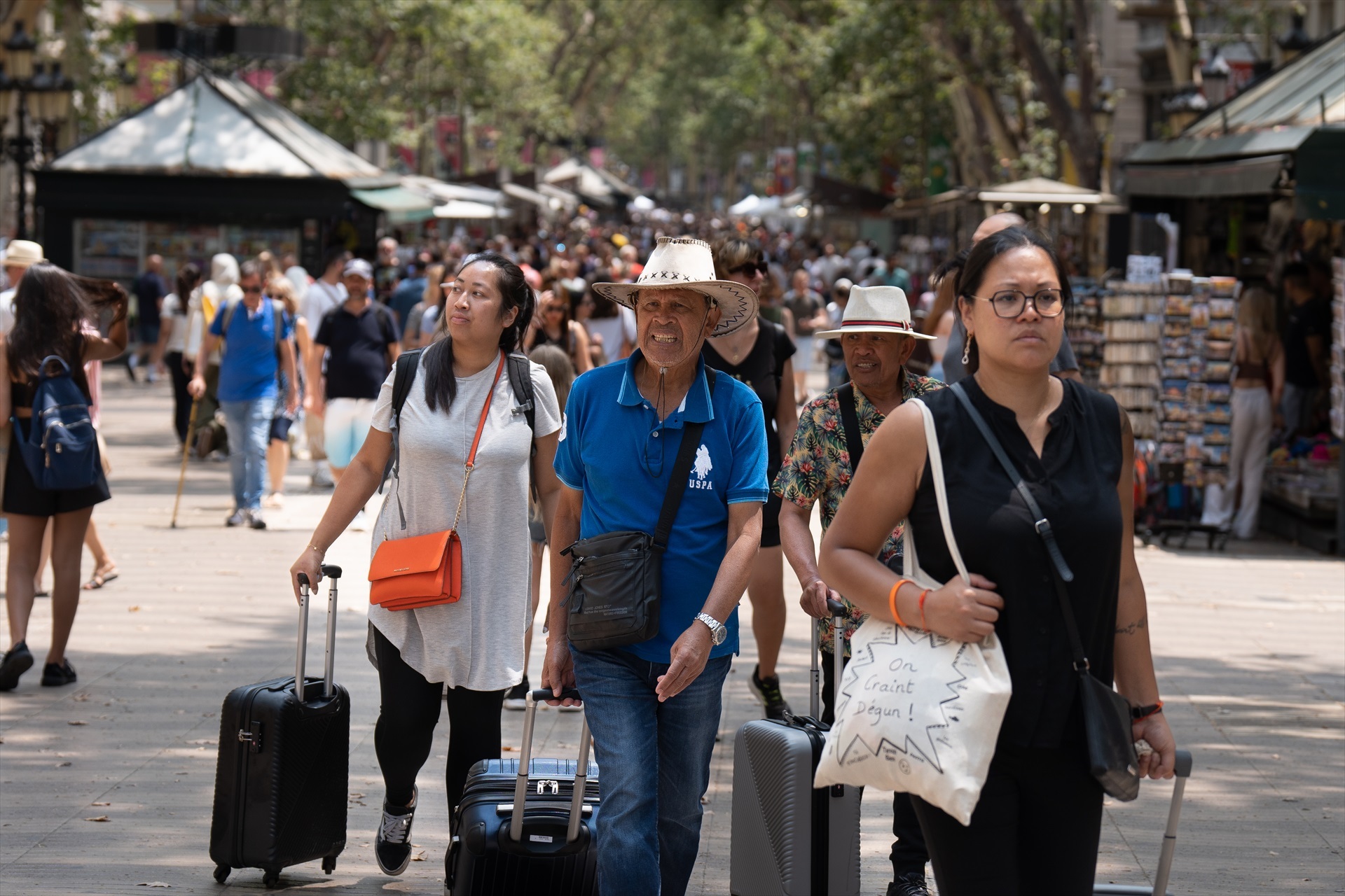 Rècord de turistes estrangers a la vista: arriben 16,9 milions fins al novembre a Catalunya