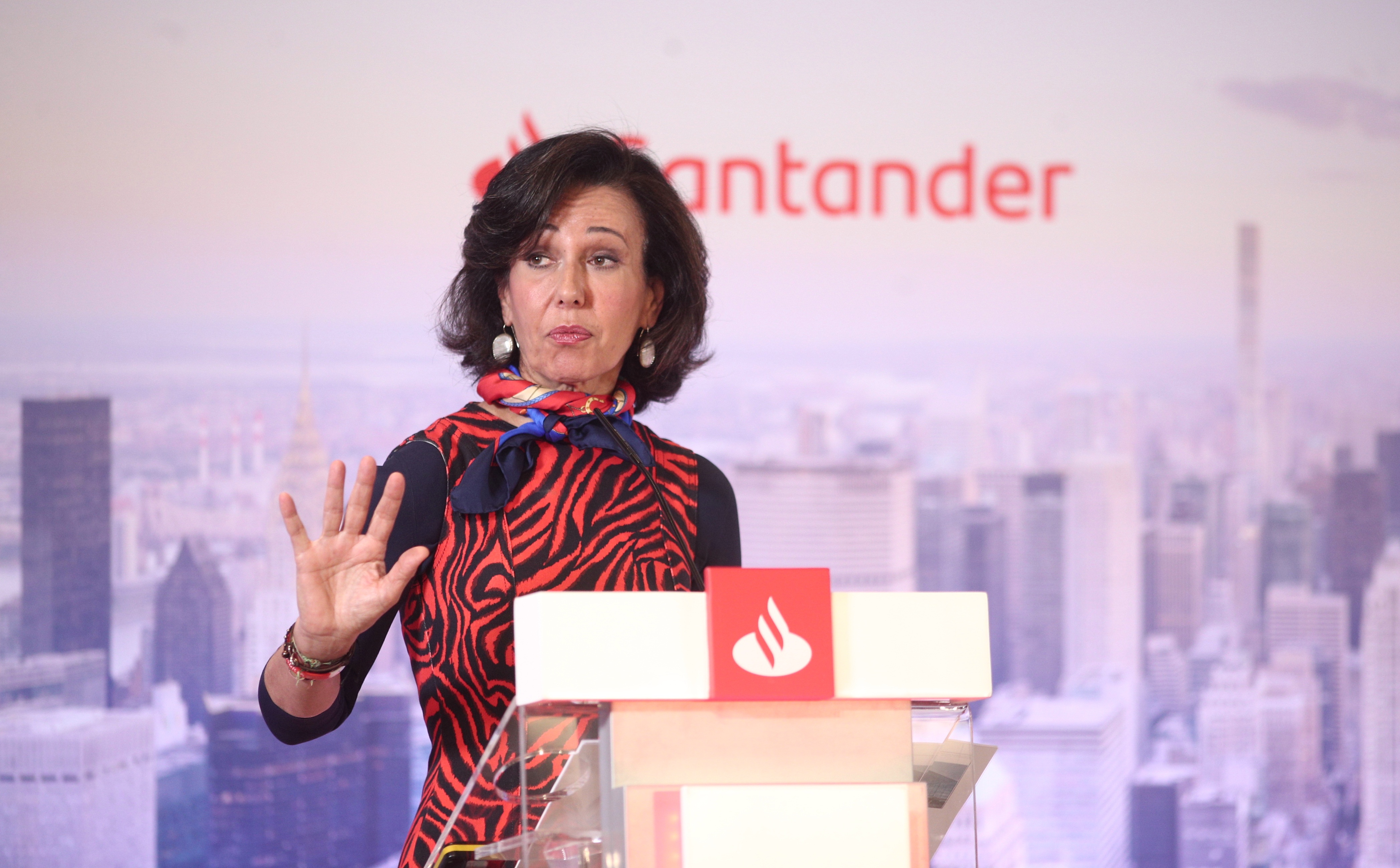 EuropaPress 2620005 presidenta banco santander ana botin presentacion resultados