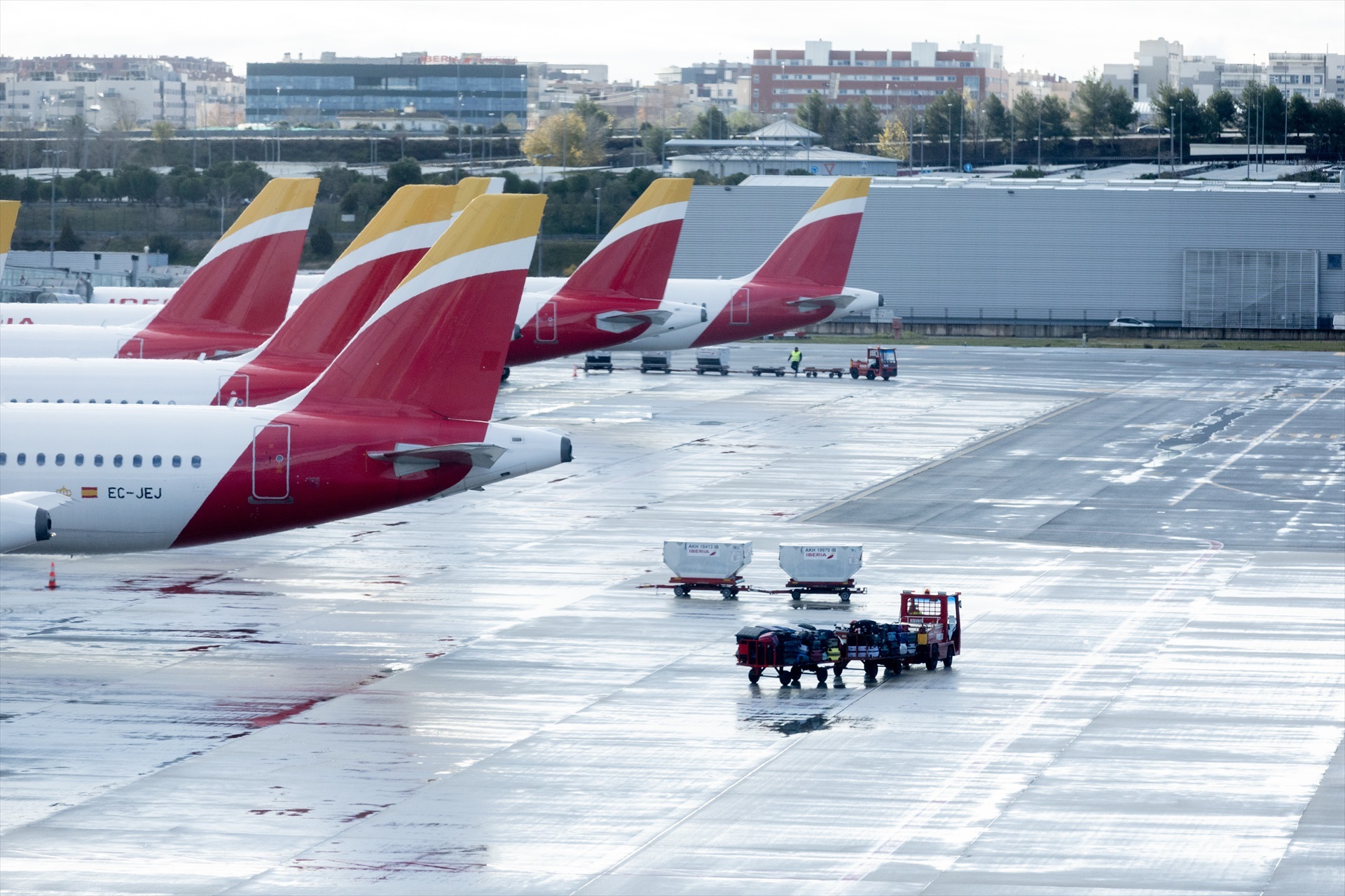Iberia cifra el seguimiento de la huelga en el 19% y reconoce un aumento de problemas con las maletas