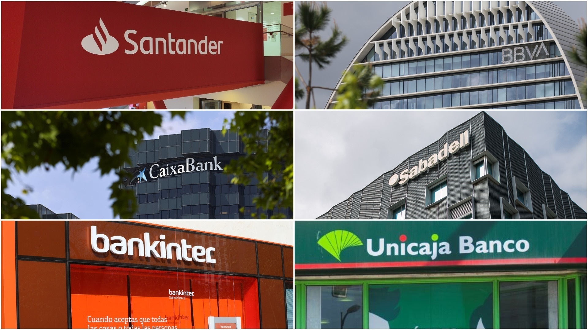 Logos de los principales bancos