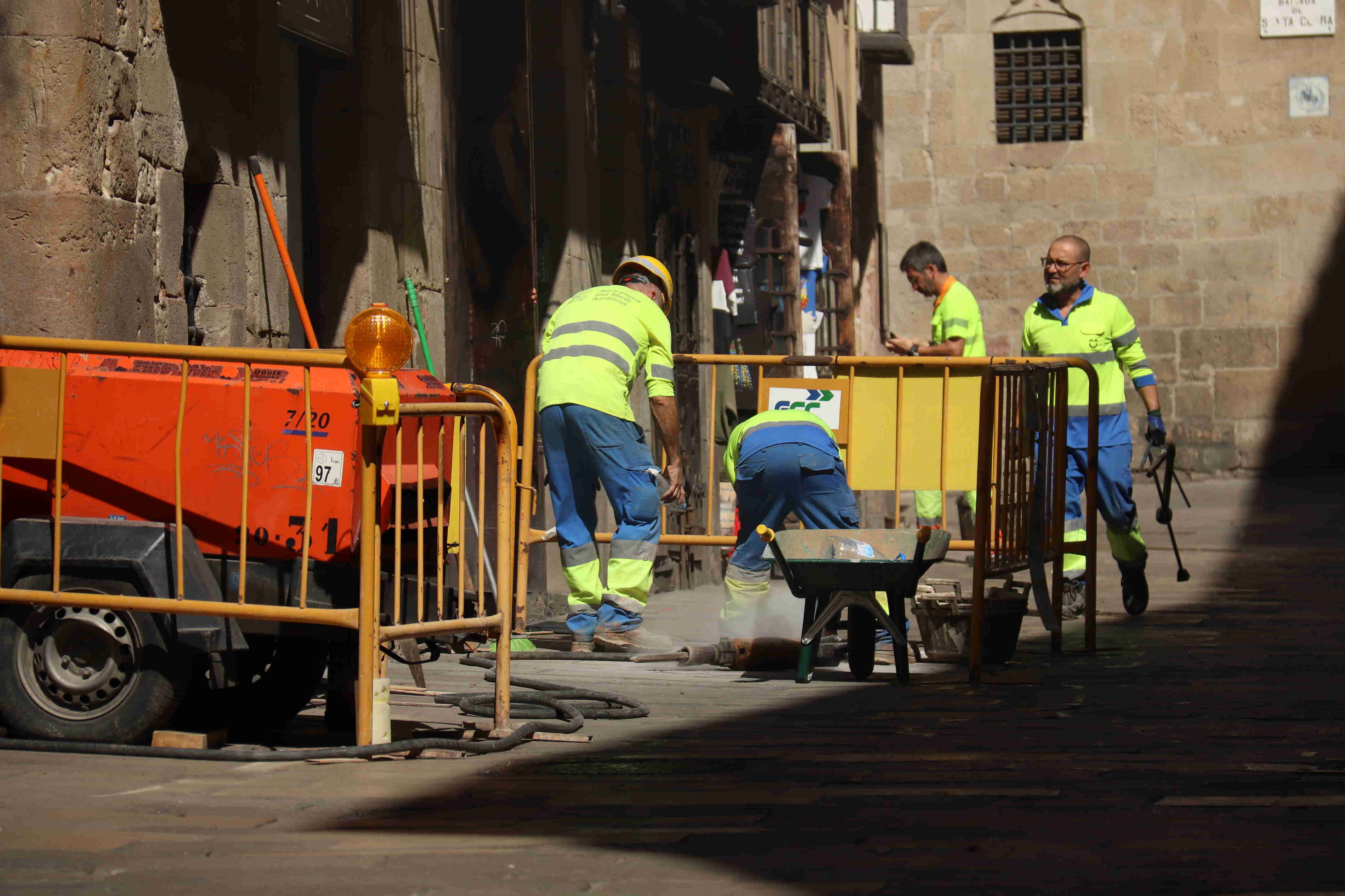 Obra pública en Barcelona. ACN