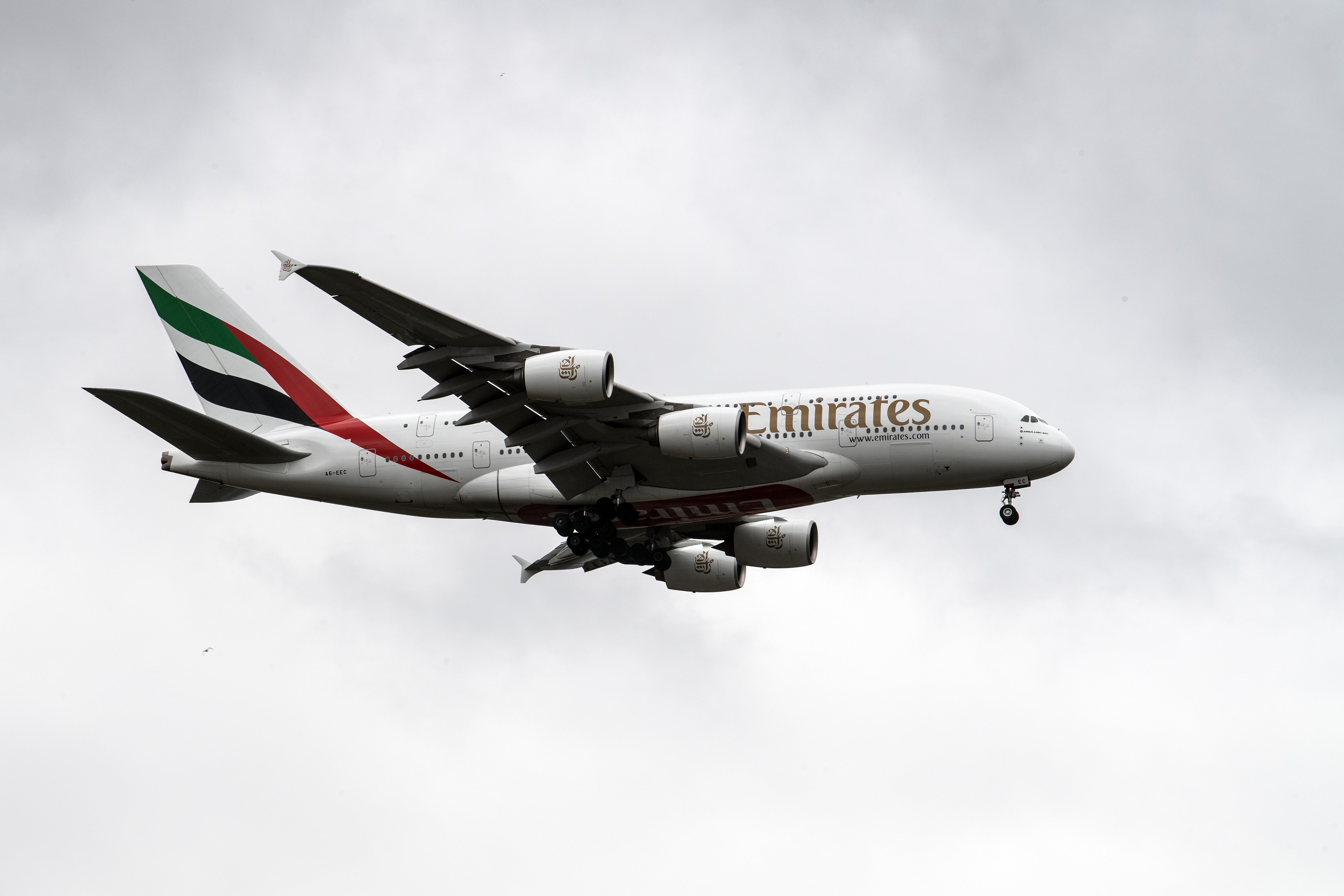 Un avión de Emirates