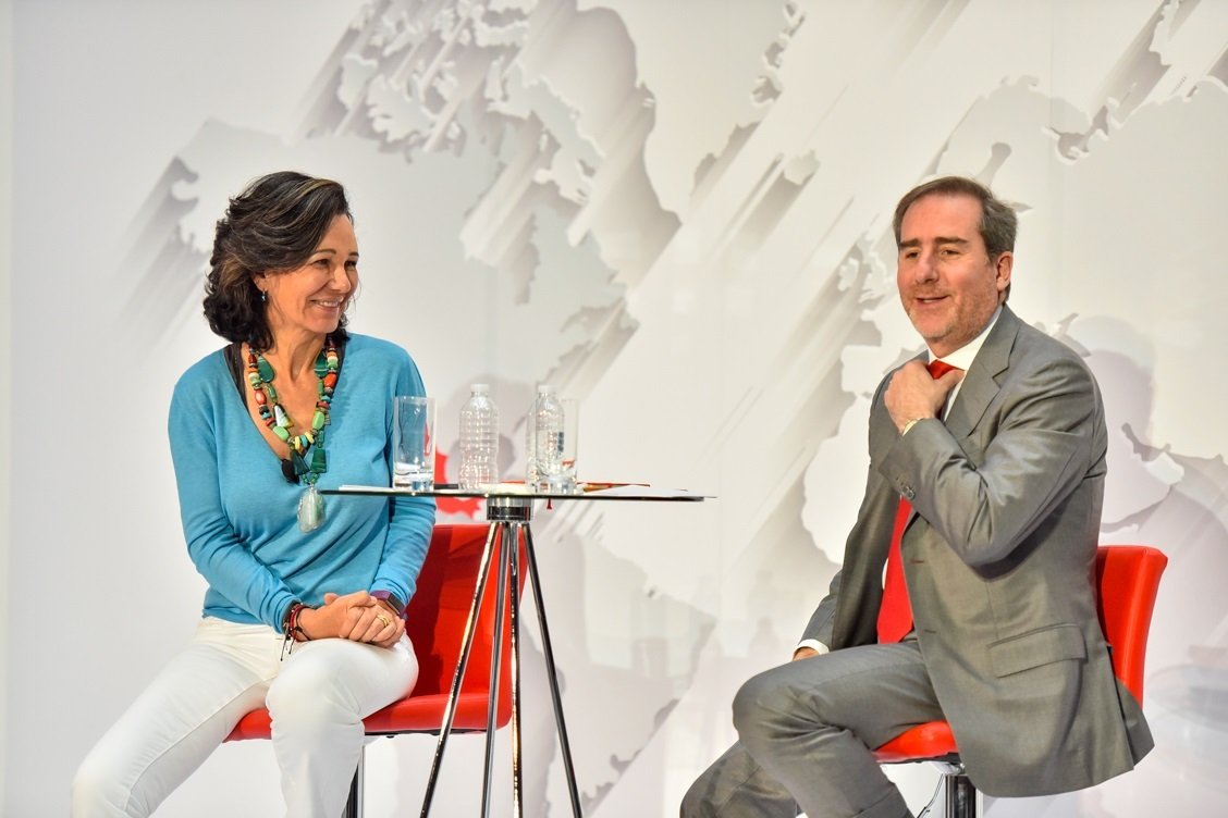 La presidenta y el consejero delegado de Santander