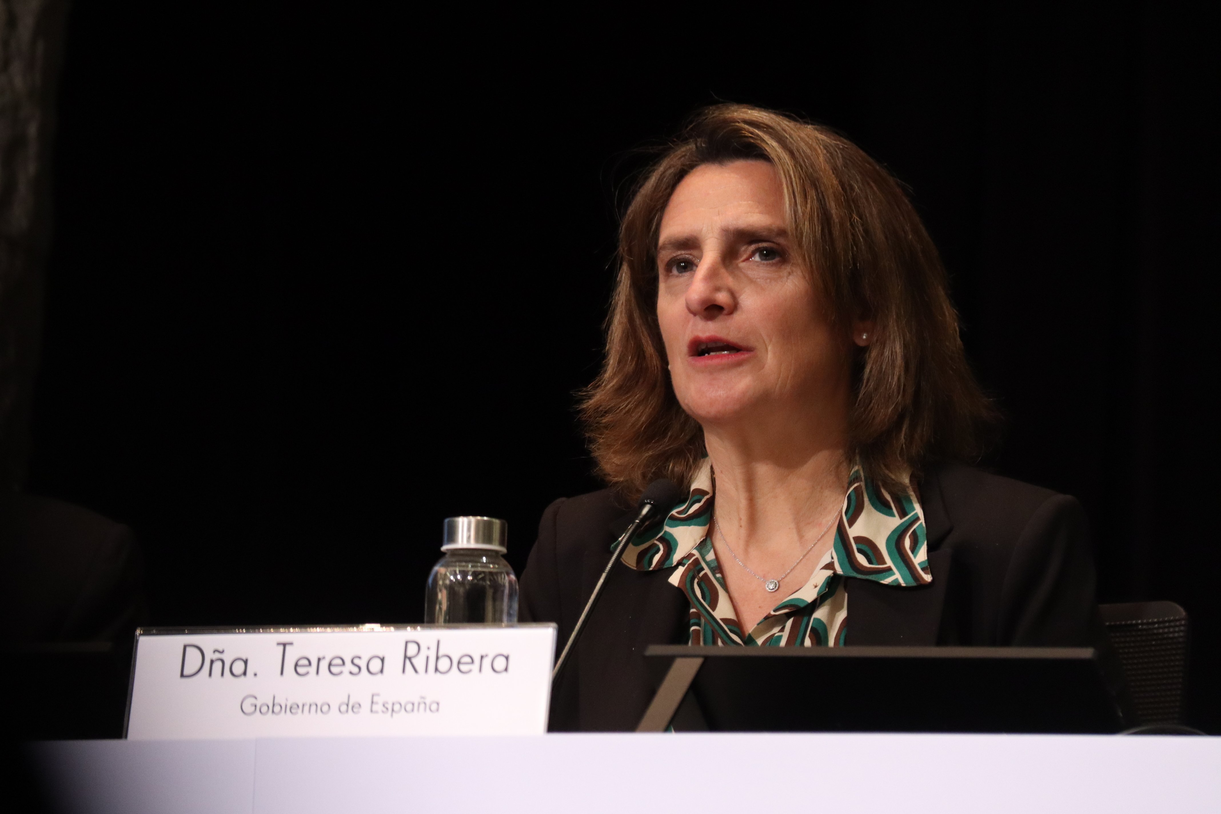 Teresa Ribera, preocupada por la gran dependencia de materiales de China para generar renovables