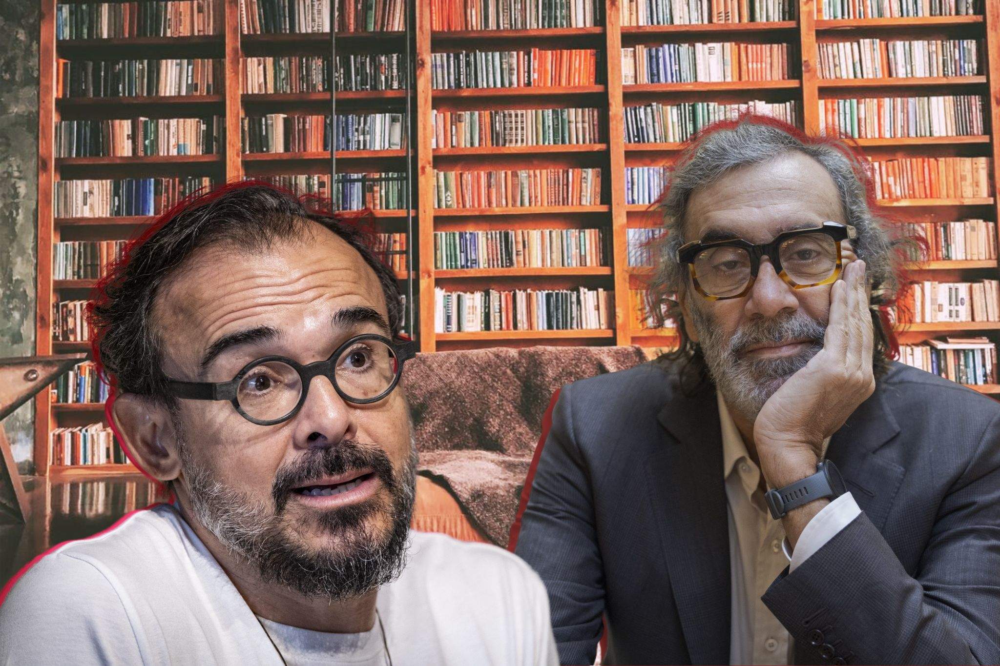Sergi Ferrer-Salat (Finestres) y Tatxo Benet (Ona), libreros de moda pero con números rojos